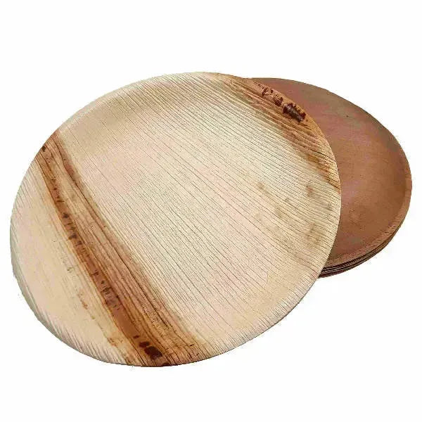 Dtocs Compostable Palm Leaf Plates - 10 Inch Round (Pack 50) | USDA Certified Biobased Compostable Bamboo Look Dinner, Snack Party Plates Refurbished - N/A (Note: There is no well-known brand with the initial refurbished available on Cerqular