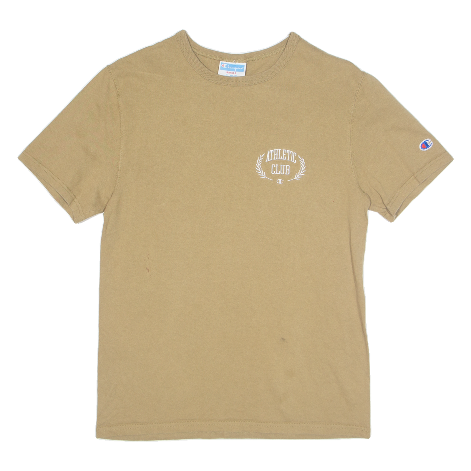 CHAMPION Athletics Club Mens T-Shirt Brown S Refurbished - N/A refurbished available on Cerqular