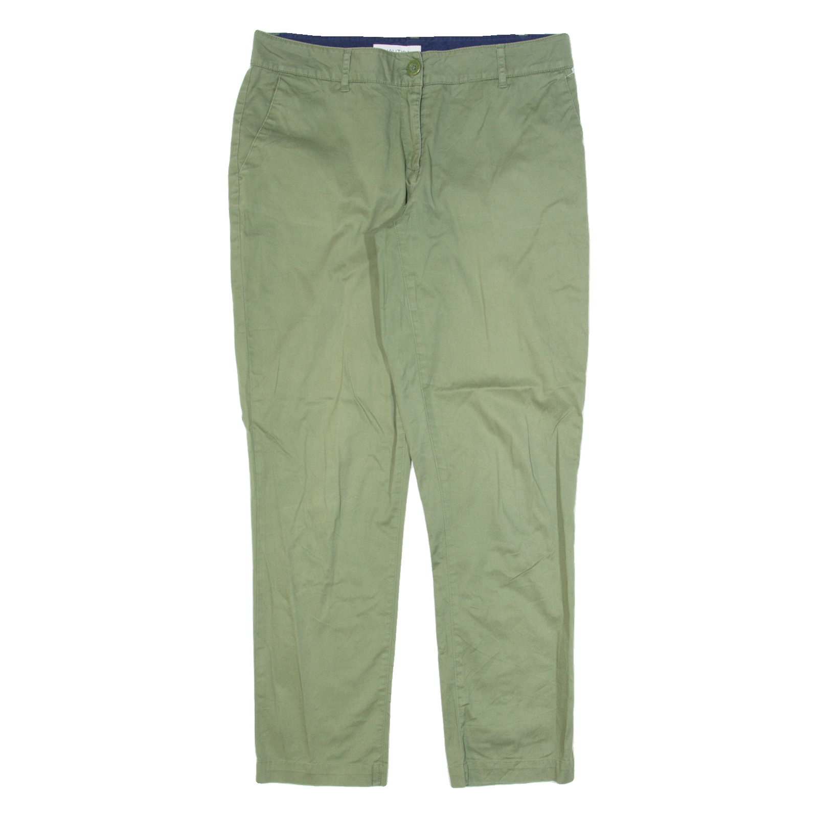 NAUTICA Chino Womens Trousers Green Regular Tapered W32 L30 Refurbished - N/A refurbished available on Cerqular