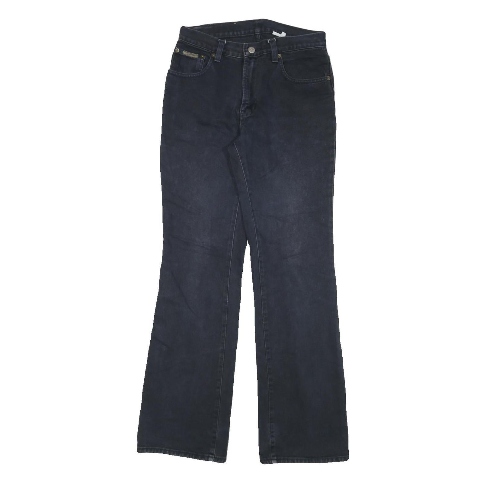 CALVIN KLEIN JEANS Womens Regular Fit Bootcut Denim Dark W28 L31 Stylish Zip Refurbished - N/A refurbished available on Cerqular