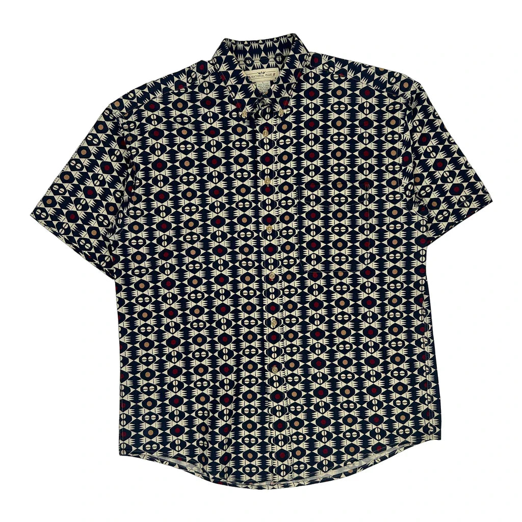 Buy Natural Issue Short Sleeve Shirt - Large Blue Cotton Refurbished - $10.04 Natural Issue Short Sleeve Shirt - Large Blue Cotton Refurbished - Thrifted (note: this is a term often used to describe second- refurbished available on Cerqular