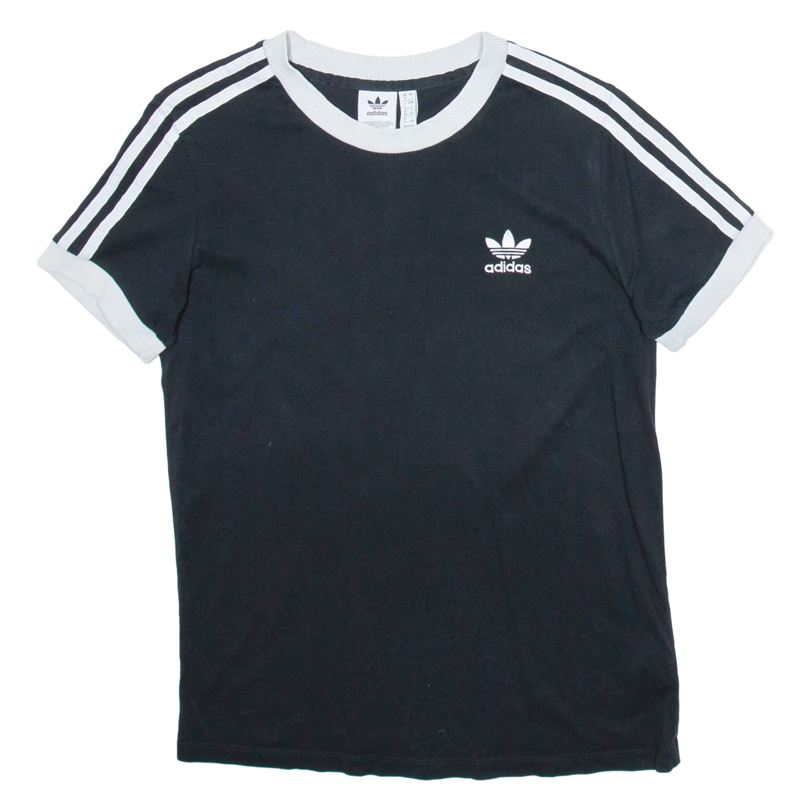 ADIDAS Womens T-Shirt Black UK 8 Refurbished - N/A refurbished available on Cerqular