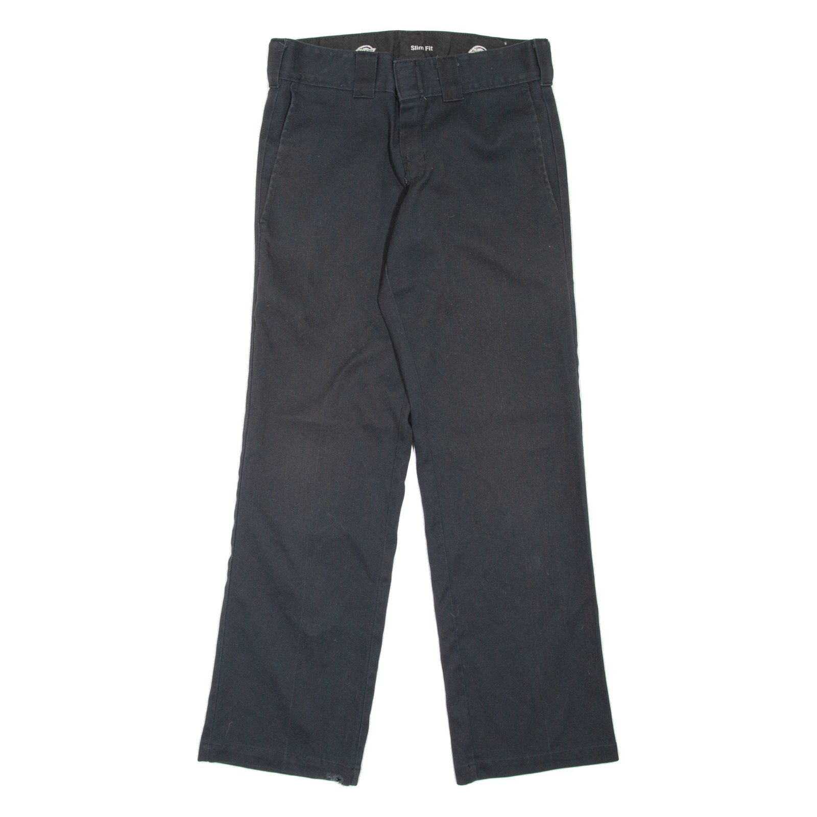 DICKIES Workwear Womens Trousers Black Slim Straight W28 L30 Refurbished - N/A refurbished available on Cerqular