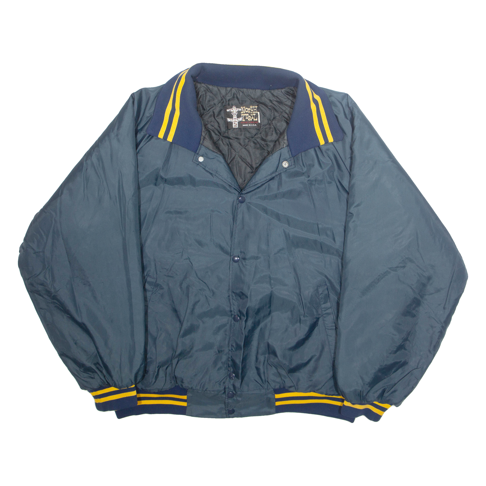 North TRAIT Mens Varsity Jacket Blue USA XL Refurbished - N/A refurbished available on Cerqular