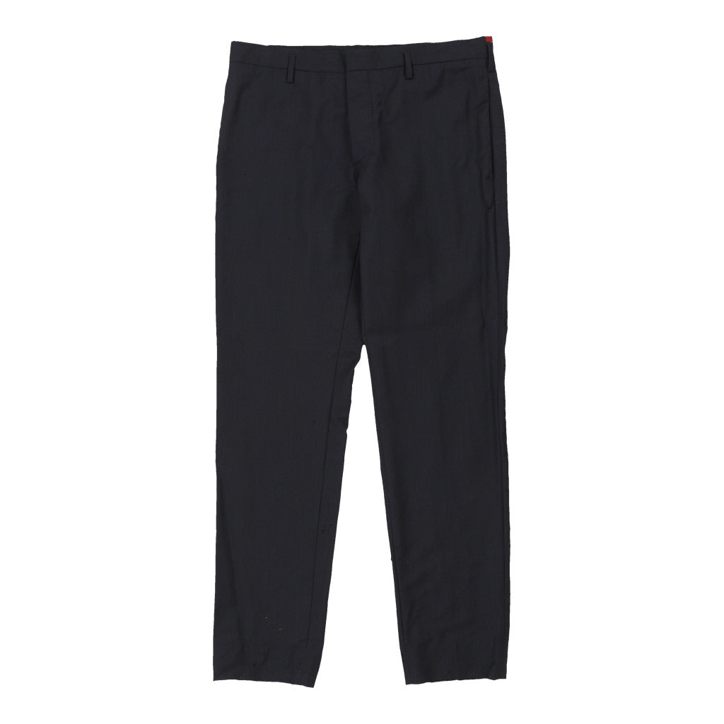 Prada Trousers - 33W UK 14 Navy Wool | Size: UK 14 Refurbished - N/A (Preloved Designer is not a specific brand, it refurbished available on Cerqular