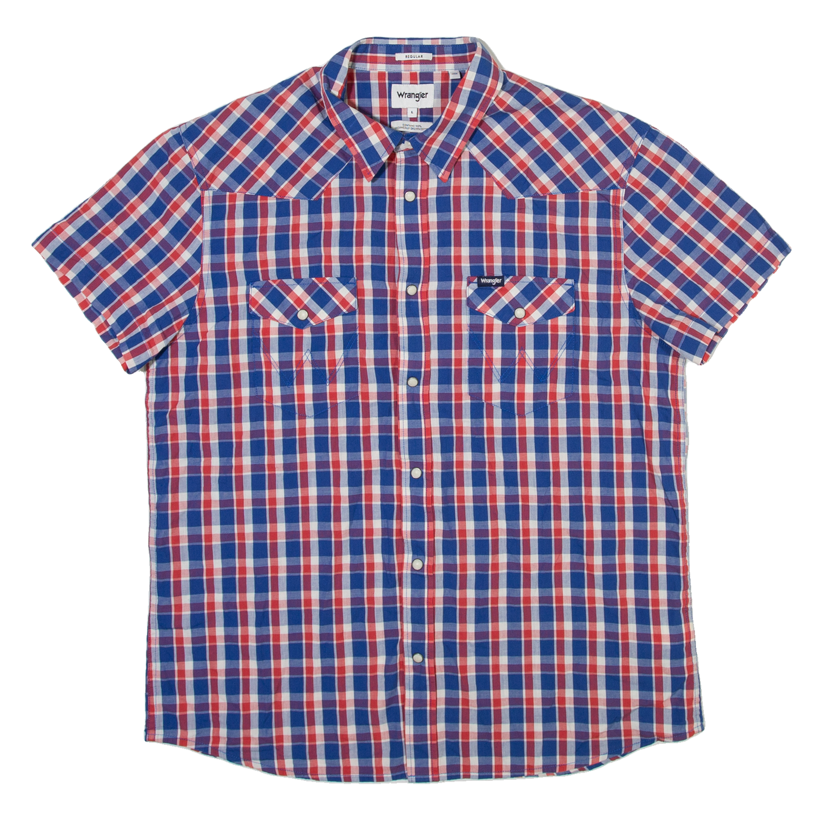 Buy WRANGLER Mens Shirt Blue Check L Refurbished - $28.59 WRANGLER Mens Shirt Blue Check L Refurbished - N/A refurbished available on Cerqular