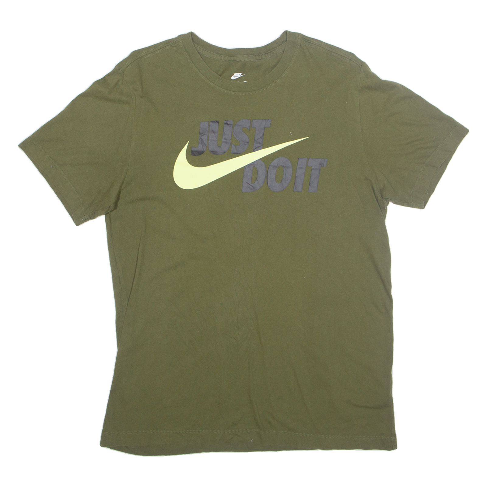 NIKE JUST DO IT Mens T-Shirt Green M Refurbished - N/A refurbished available on Cerqular