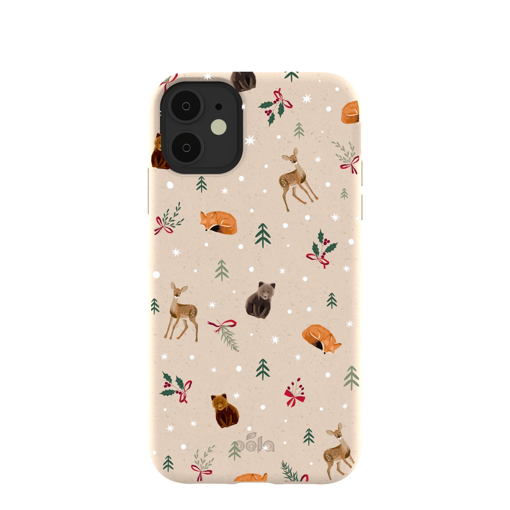 Seashell Winter Woodland iPhone 11 Case Refurbished - Pela Case refurbished available on Cerqular