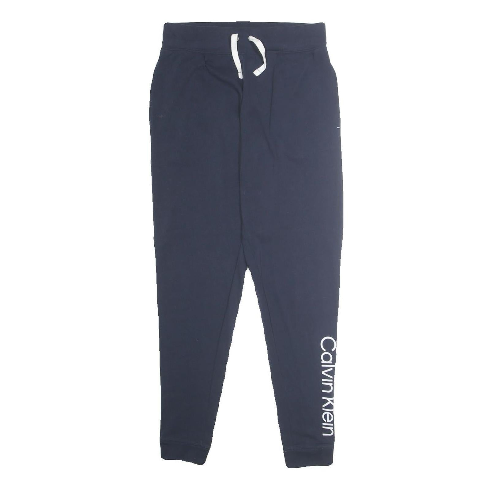 Buy CALVIN KLEIN Mens Joggers Navy Blue Slim Tapered S W28 L29 Cotton Blend Refurbished - $28.59 CALVIN KLEIN Mens Joggers Navy Blue Slim Tapered S W28 L29 Cotton Blend Refurbished - N/A refurbished available on Cerqular