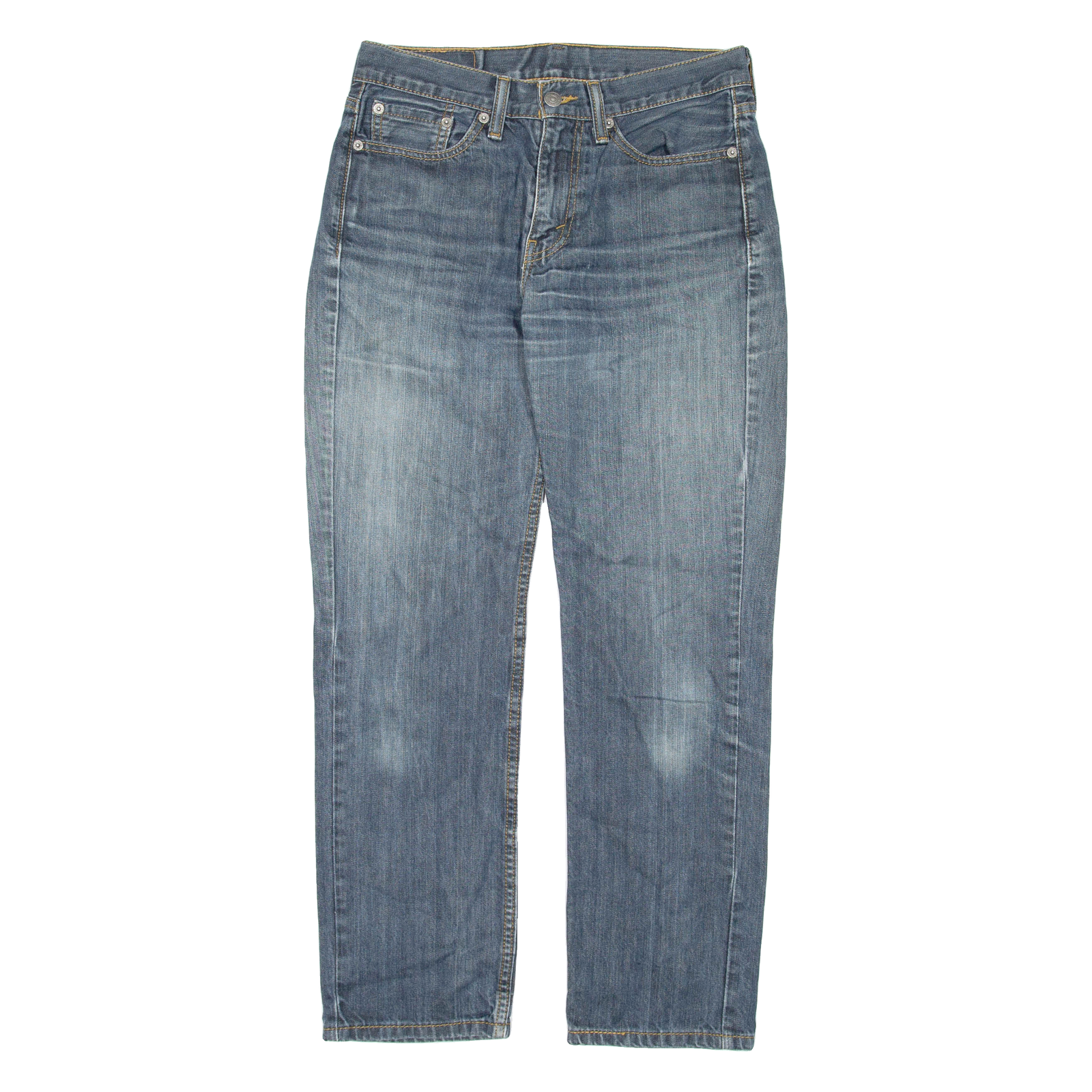 LEVI'S 514 Jeans Mens Blue Slim Straight W29 L30 Refurbished - N/A refurbished available on Cerqular