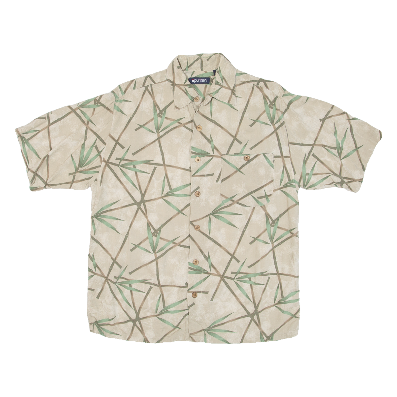 Buy PURITAN Mens Hawaiian Shirt Beige Floral S Refurbished - $18.19 PURITAN Mens Hawaiian Shirt Beige Floral S Refurbished - N/A refurbished available on Cerqular