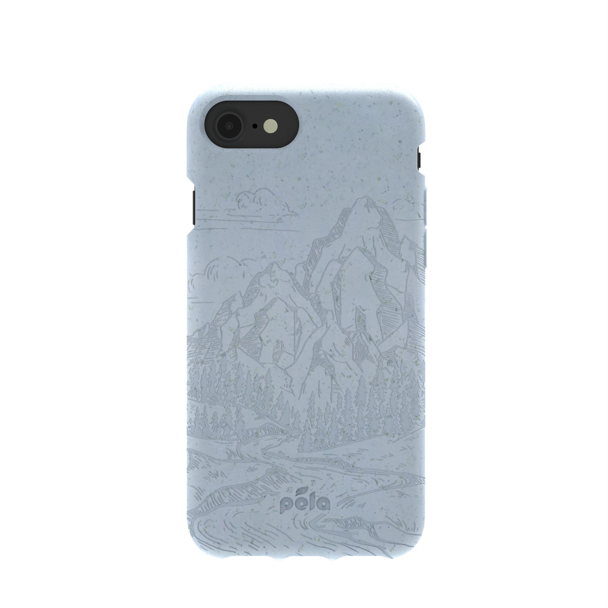 Powder Blue Rockies iPhone 6/6s/7/8/SE Case Refurbished - Pela Case refurbished available on Cerqular