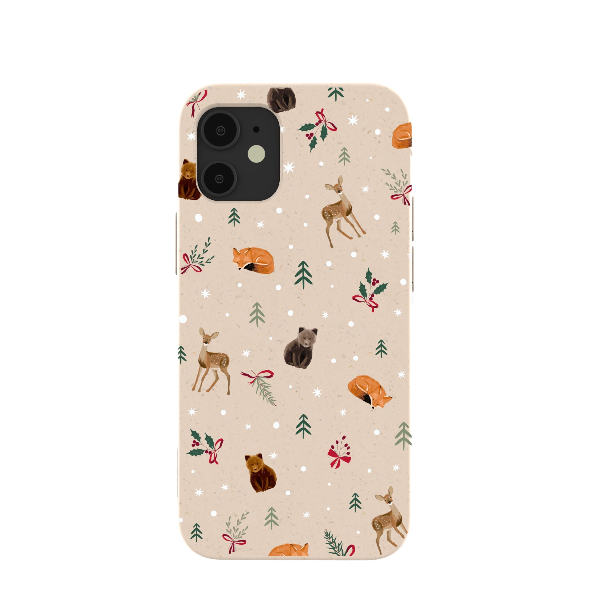 Seashell Winter Woodland iPhone 12 Mini Case Refurbished - Pela Case refurbished available on Cerqular