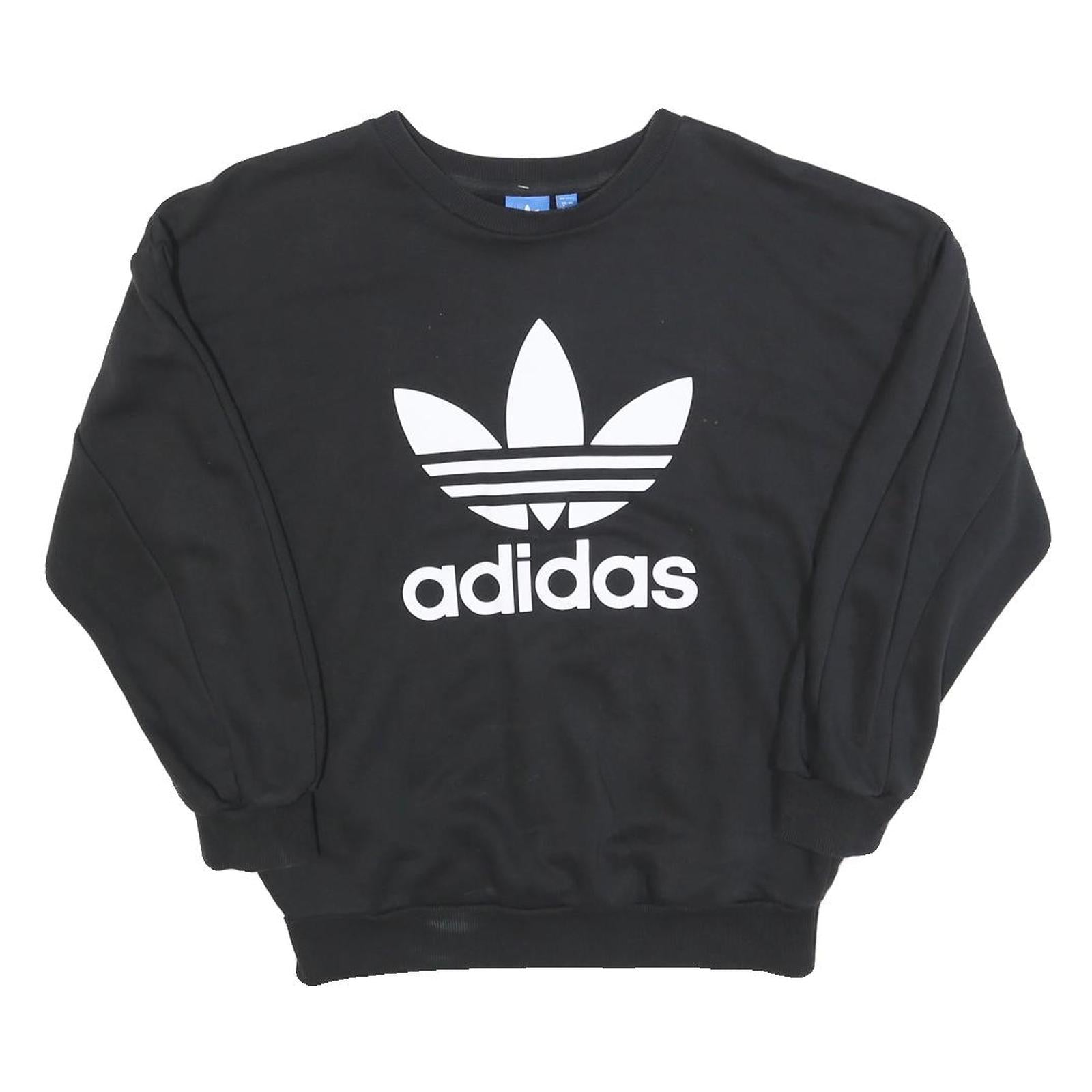 Buy ADIDAS Womens Black Sweatshirt Crew Neck UK 8 Cotton Blend Pullover Casual Refurbished - $38.99 ADIDAS Womens Black Sweatshirt Crew Neck UK 8 Cotton Blend Pullover Casual Refurbished - N/A refurbished available on Cerqular