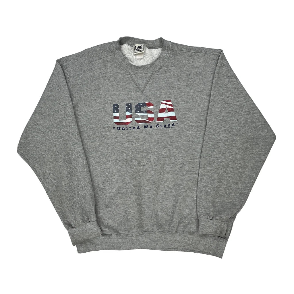 Buy USA Lee Sport Sweatshirt - XL Grey Cotton Refurbished - $23.57 USA Lee Sport Sweatshirt - XL Grey Cotton Refurbished - Thrifted (note: this is a term often used to describe second- refurbished available on Cerqular