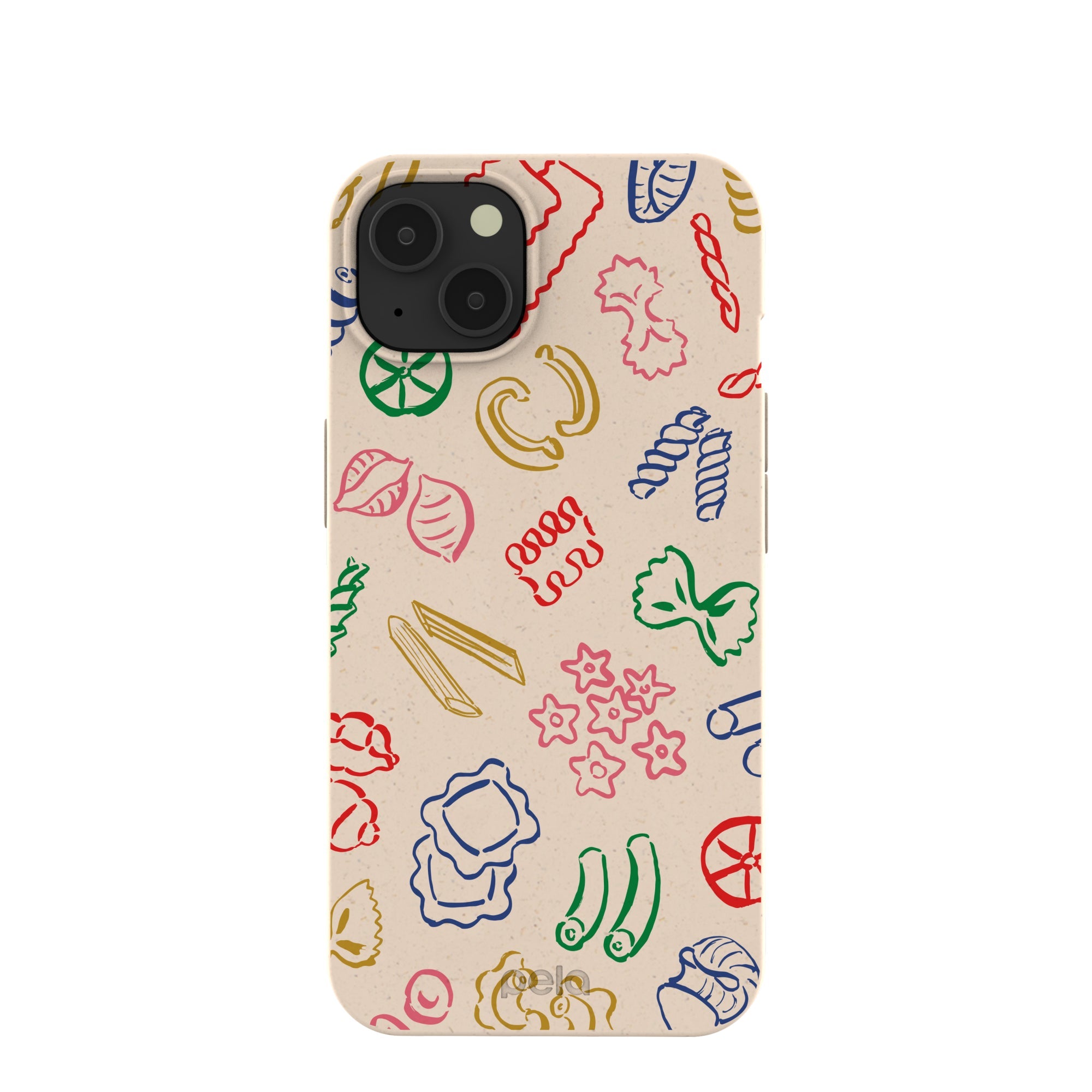 Seashell Carbs iPhone 13 Case Refurbished - Pela Case refurbished available on Cerqular