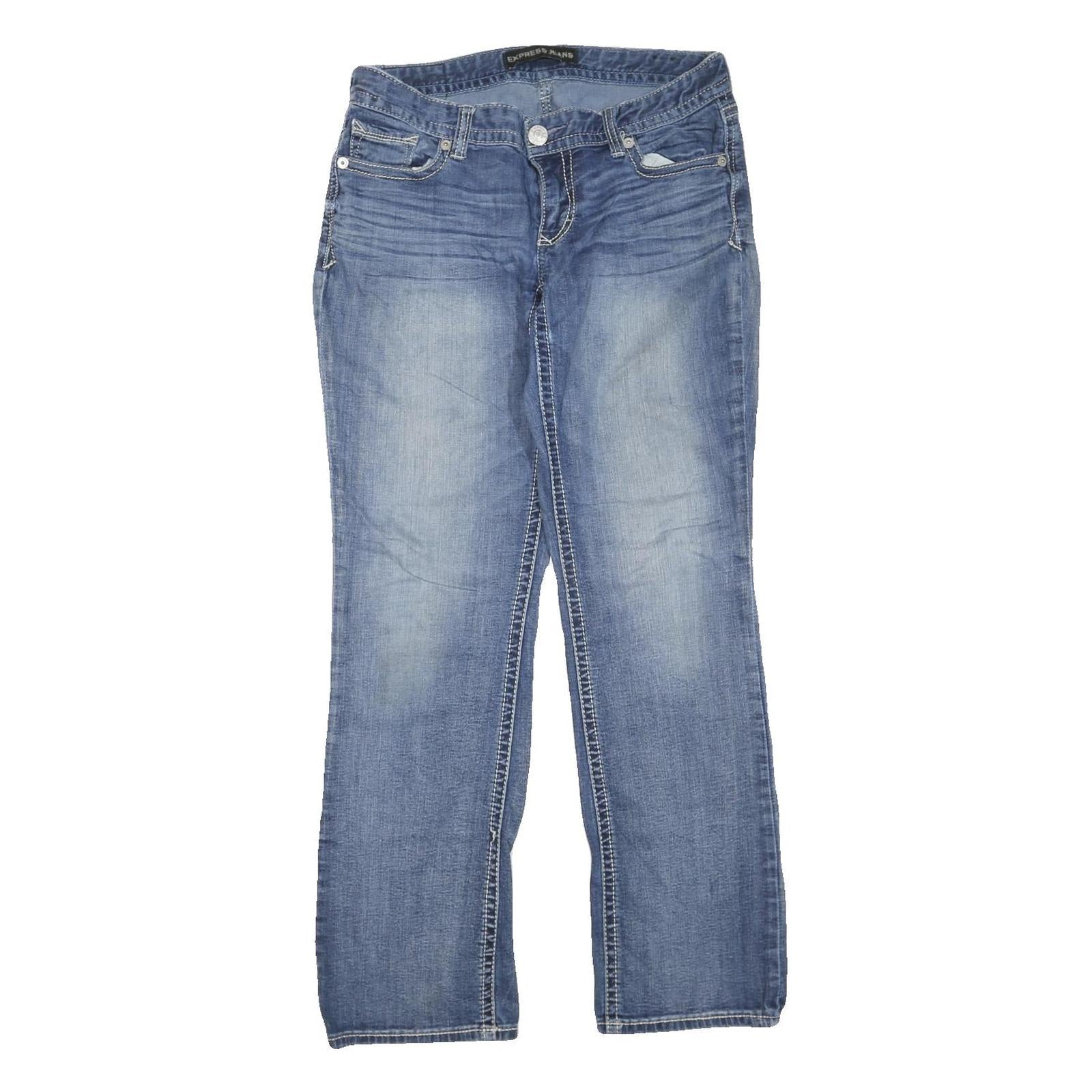 Buy EXPRESS JEANS Womens Blue Regular Straight Denim Medium W32 L32 Classic Cotton Refurbished - $23.39 EXPRESS JEANS Womens Blue Regular Straight Denim Medium W32 L32 Classic Cotton Refurbished - N/A refurbished available on Cerqular