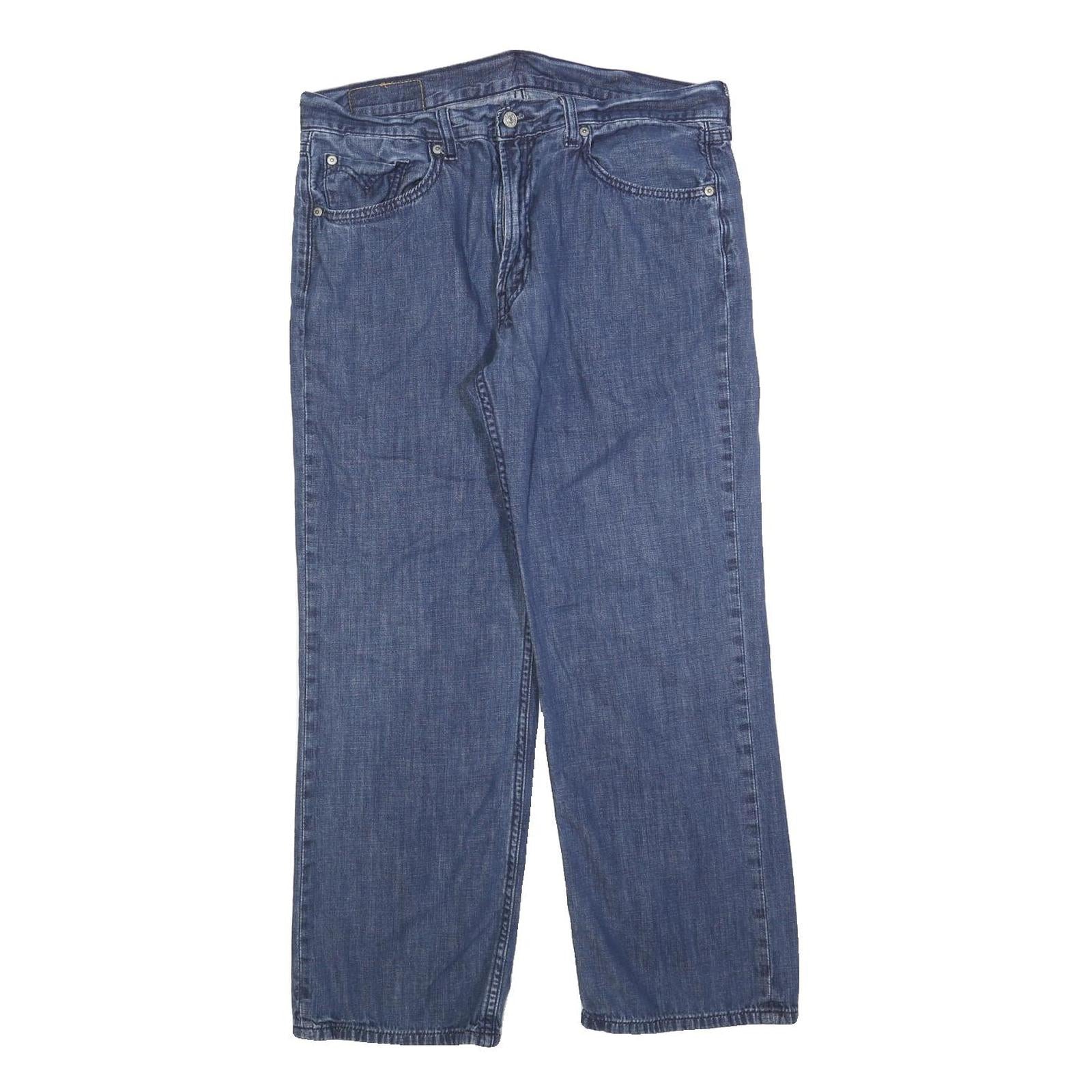 LEVI'S 506 Mens Regular Fit Straight Blue Denim Jeans W33 L27 Classic Zip Pocket Refurbished - N/A refurbished available on Cerqular