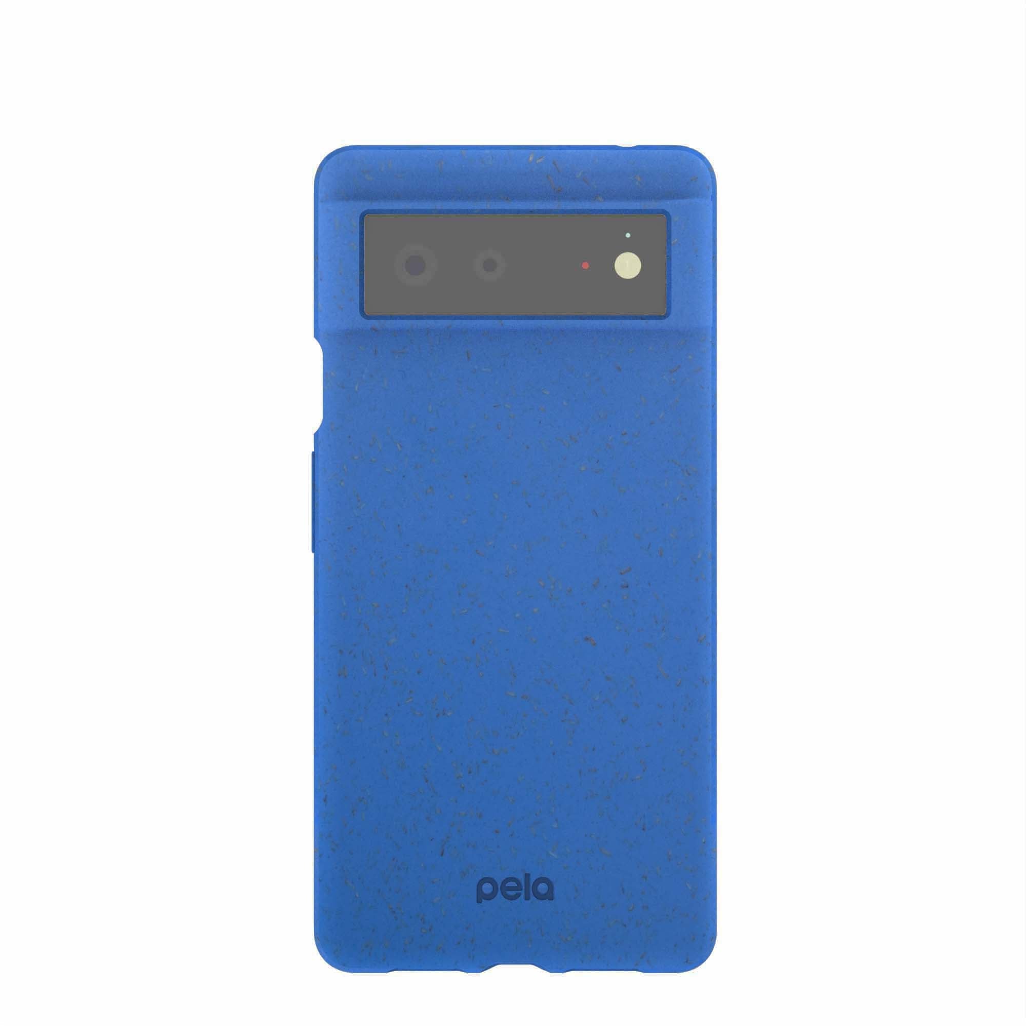 Electric Blue Google Pixel 6 Phone Case Refurbished - Pela Case refurbished available on Cerqular