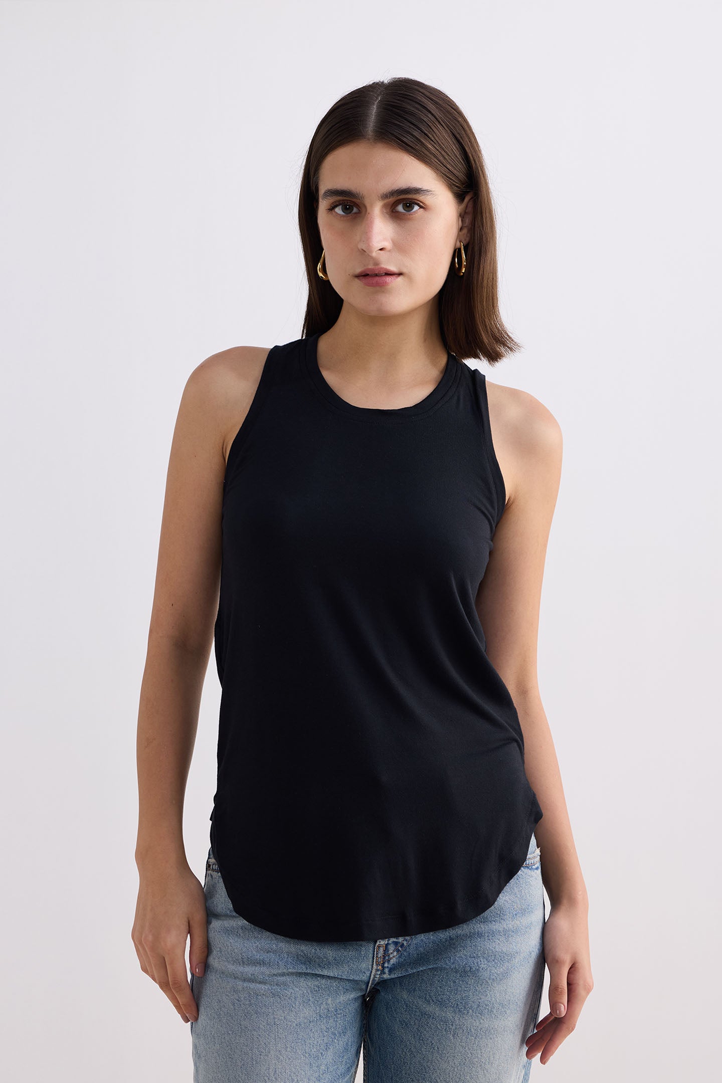 Back to Basics Top in Black | Color: Black | Size: M Refurbished - Resistor (Note: This is a generic term for an electronic component, refurbished available on Cerqular