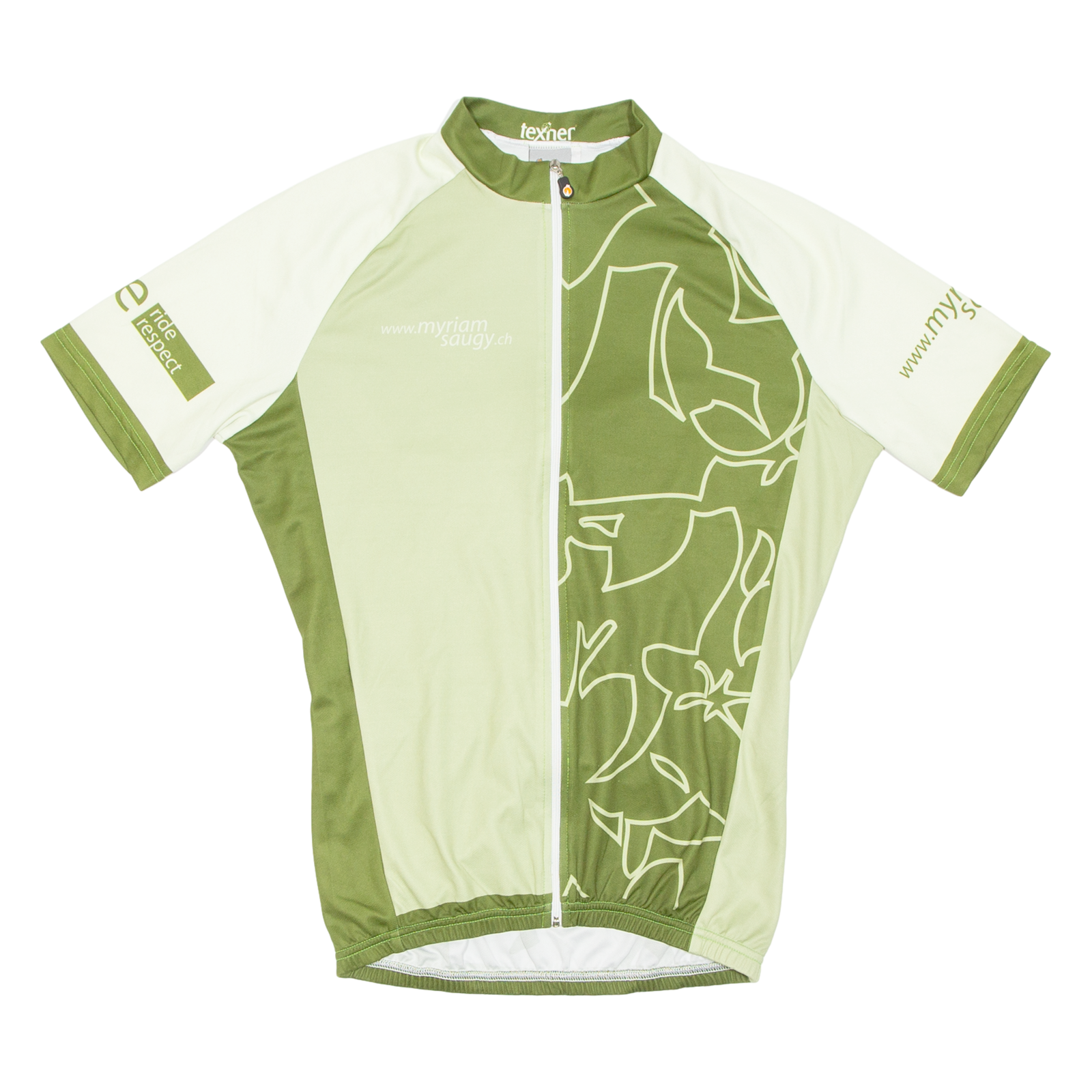 TEXNER Cycling Mens Jersey Green Full Zip M Refurbished - N/A refurbished available on Cerqular