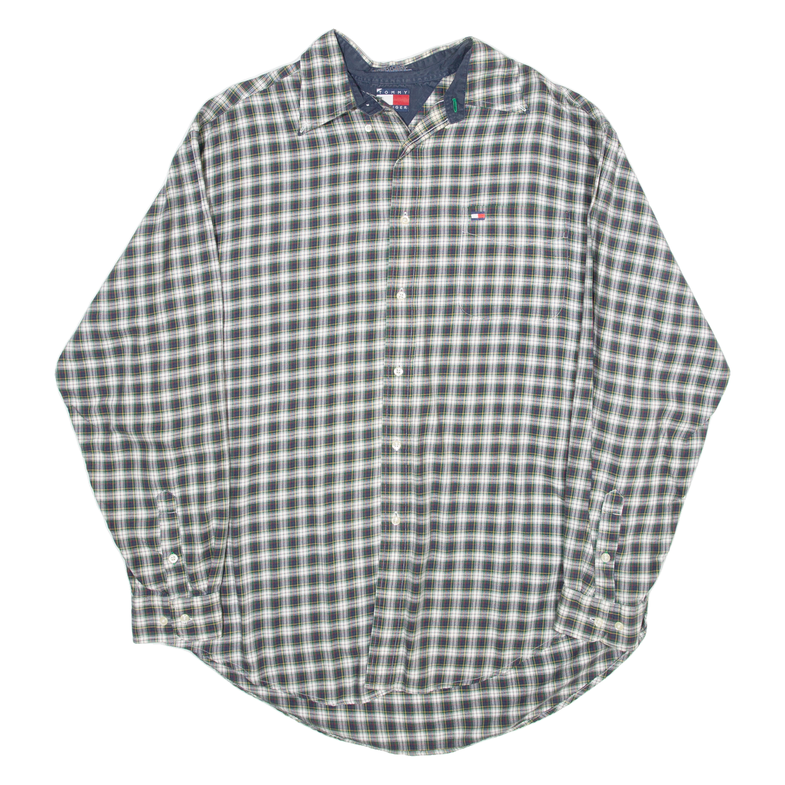 Buy TOMMY HILFIGER Mens Shirt Blue Plaid Long Sleeve L Refurbished - $17.15 TOMMY HILFIGER Mens Shirt Blue Plaid Long Sleeve L Refurbished - N/A refurbished available on Cerqular