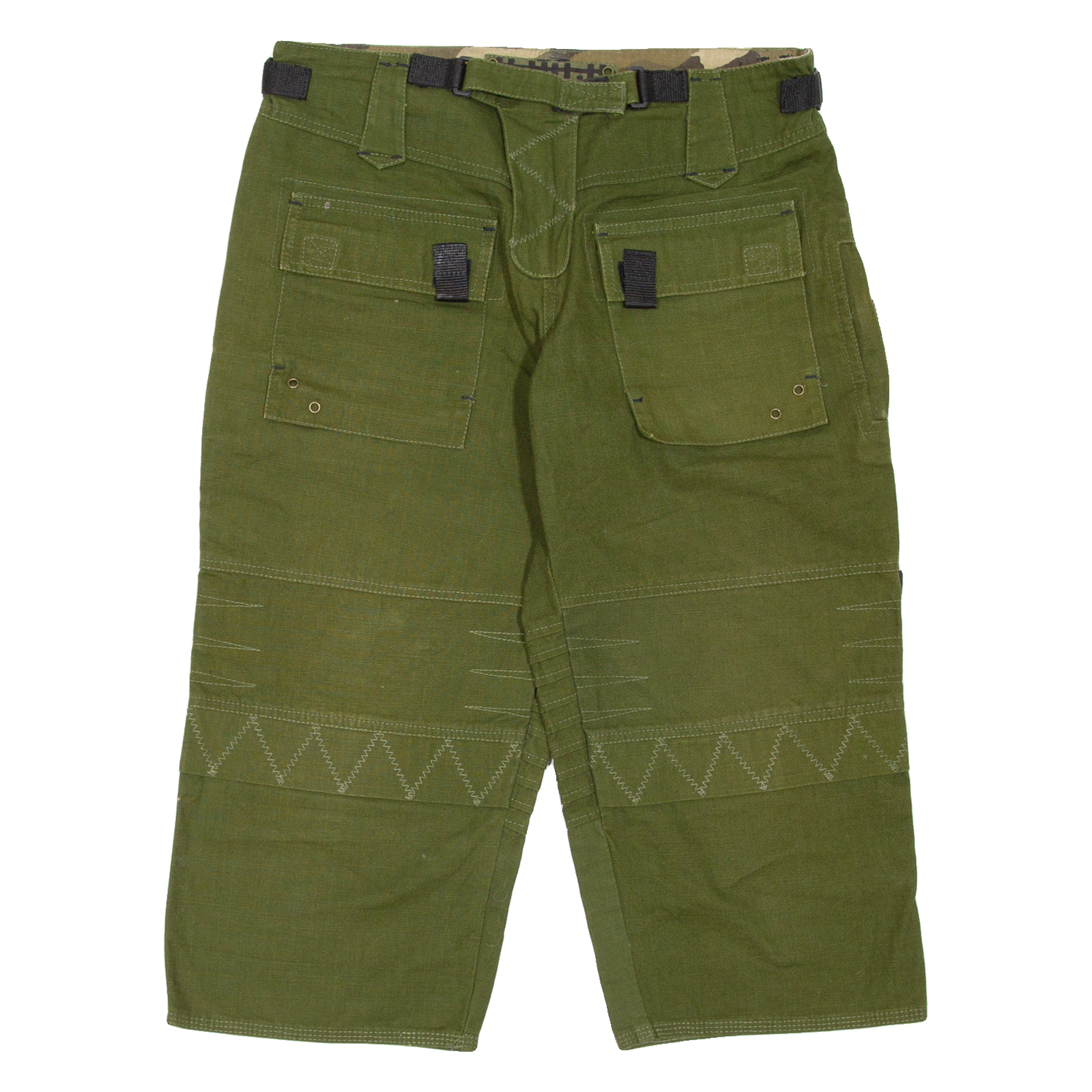 PLUG IN Mens Utility Shorts Green M W34 Refurbished - N/A refurbished available on Cerqular