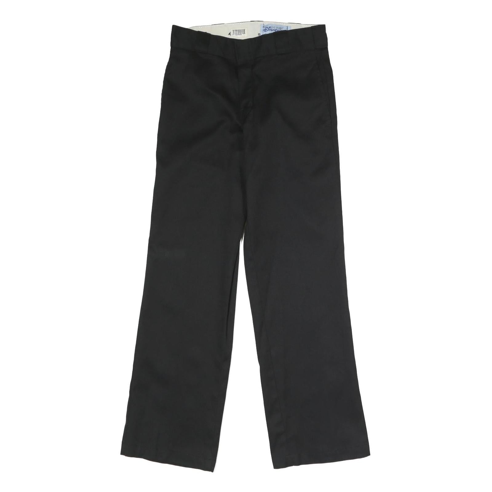 DICKIES Mens Polyester Blend Black Classic Straight Trousers W28 L30 Workwear Refurbished - N/A refurbished available on Cerqular