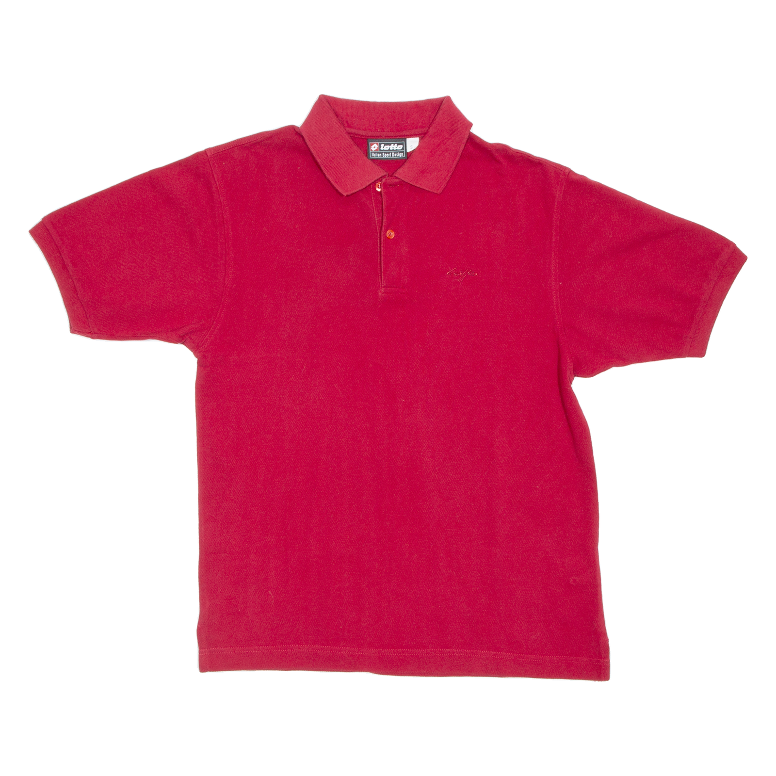 LOTTO Mens Polo Shirt Red S Refurbished - N/A refurbished available on Cerqular
