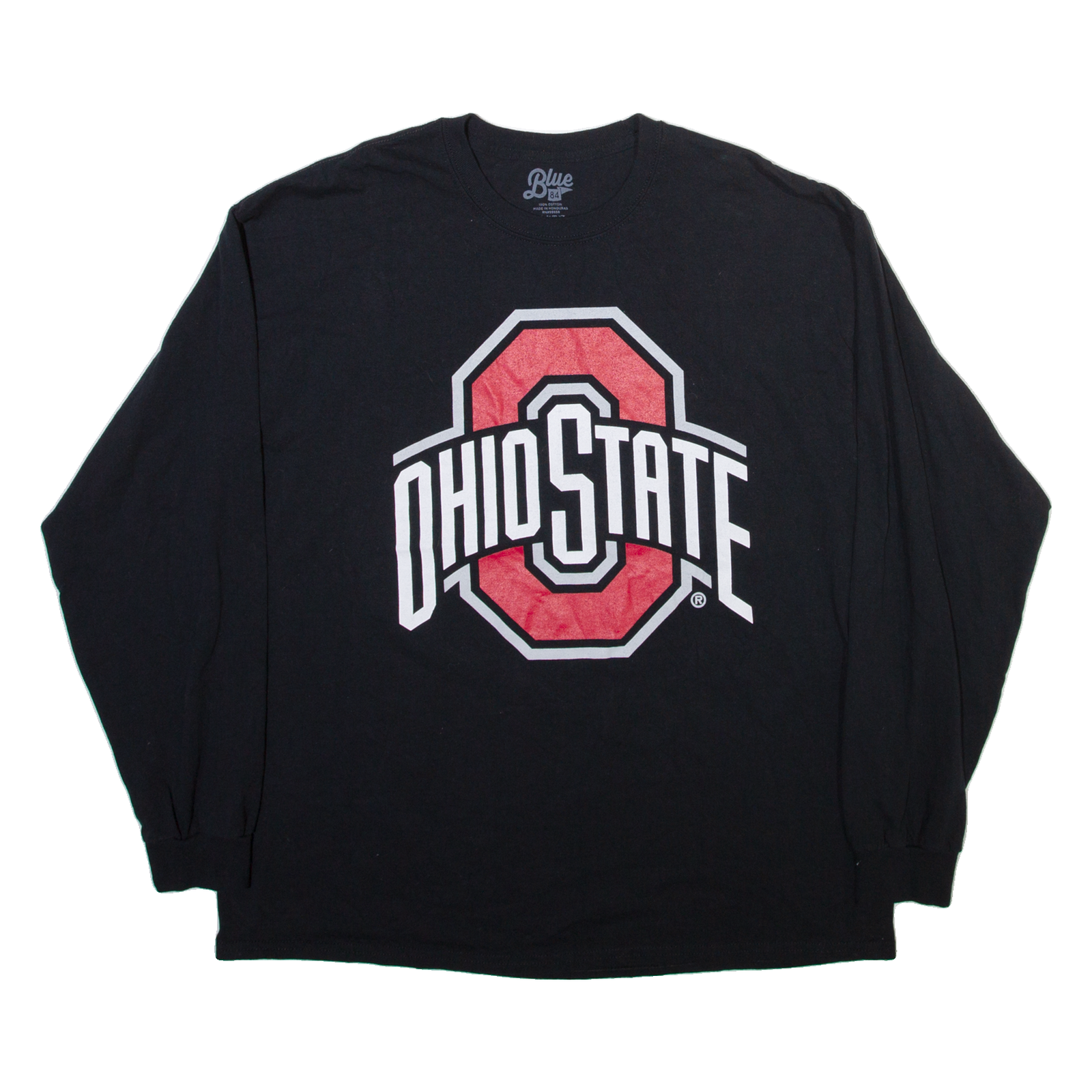 BLUE 84 Ohio State Mens T-Shirt Black Long Sleeve USA XL Refurbished - N/A refurbished available on Cerqular
