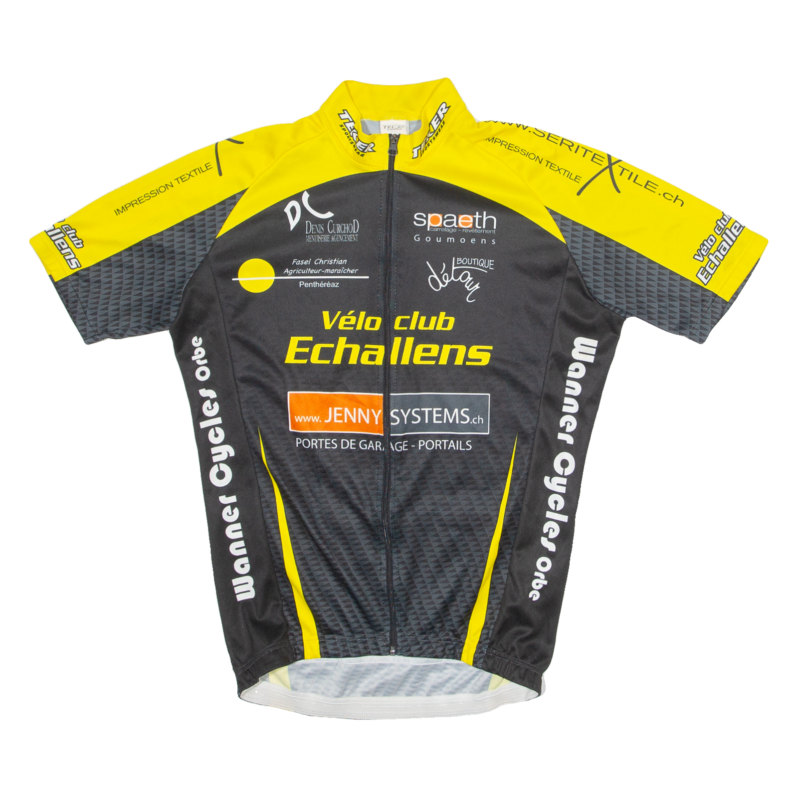 TEKER Cycling Mens Jersey Yellow 1/4 Zip M Refurbished - N/A refurbished available on Cerqular