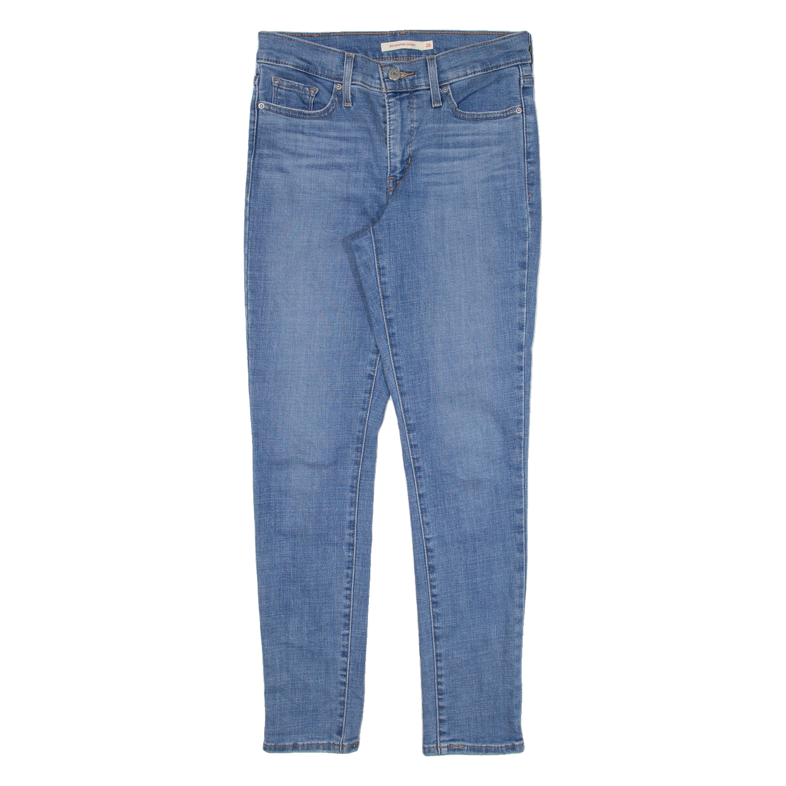 LEVI'S 311 Womens Jeans Blue Slim Skinny W26 L28 Refurbished - N/A refurbished available on Cerqular