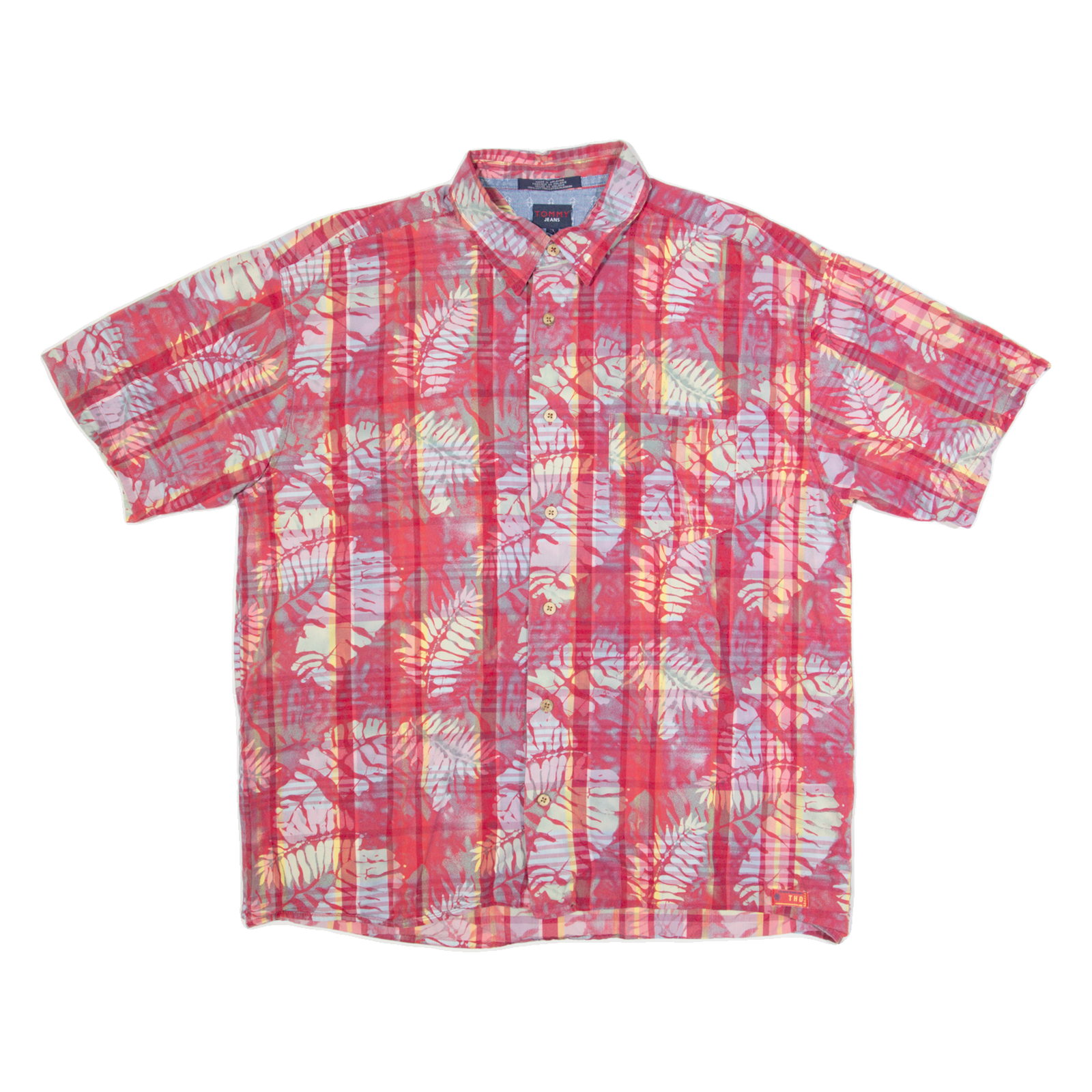 Buy TOMMY JEANS Mens Hawaiian Shirt Red Check XL Refurbished - $25.99 TOMMY JEANS Mens Hawaiian Shirt Red Check XL Refurbished - N/A refurbished available on Cerqular