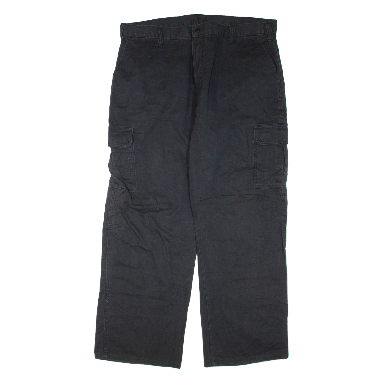 DICKIES Cargo Mens Trousers Black Regular Straight W38 L32 Refurbished - N/A refurbished available on Cerqular