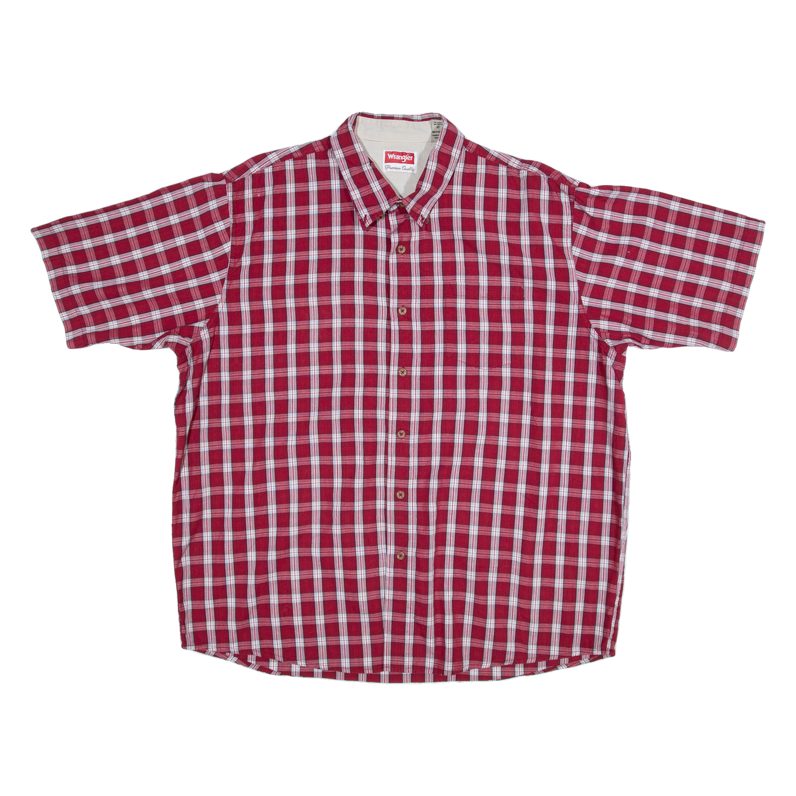 WRANGLER Premium Quality Mens Shirt Red Check XL Refurbished - N/A refurbished available on Cerqular