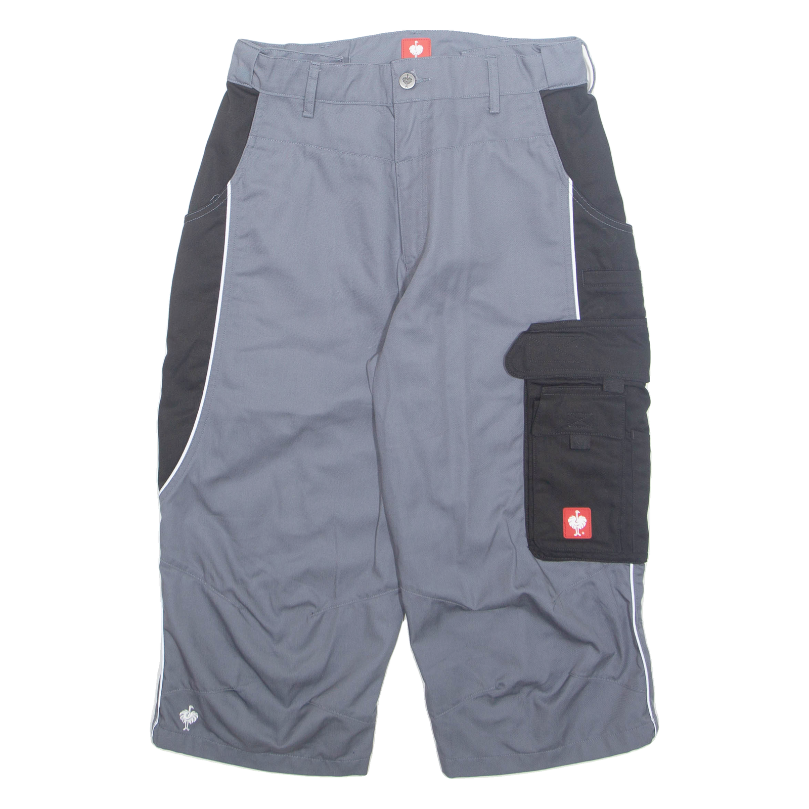 ENGELBERT STRAUSS Mens Workwear Shorts Grey S W28 Refurbished - N/A refurbished available on Cerqular