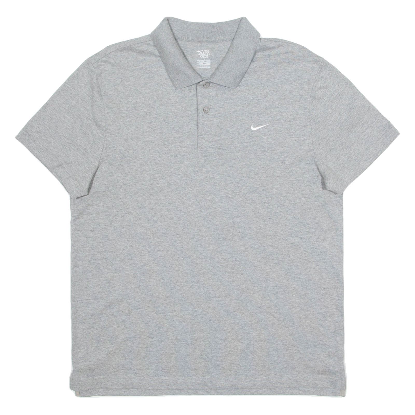 NIKE Mens Polo Shirt Grey XL Refurbished - N/A refurbished available on Cerqular