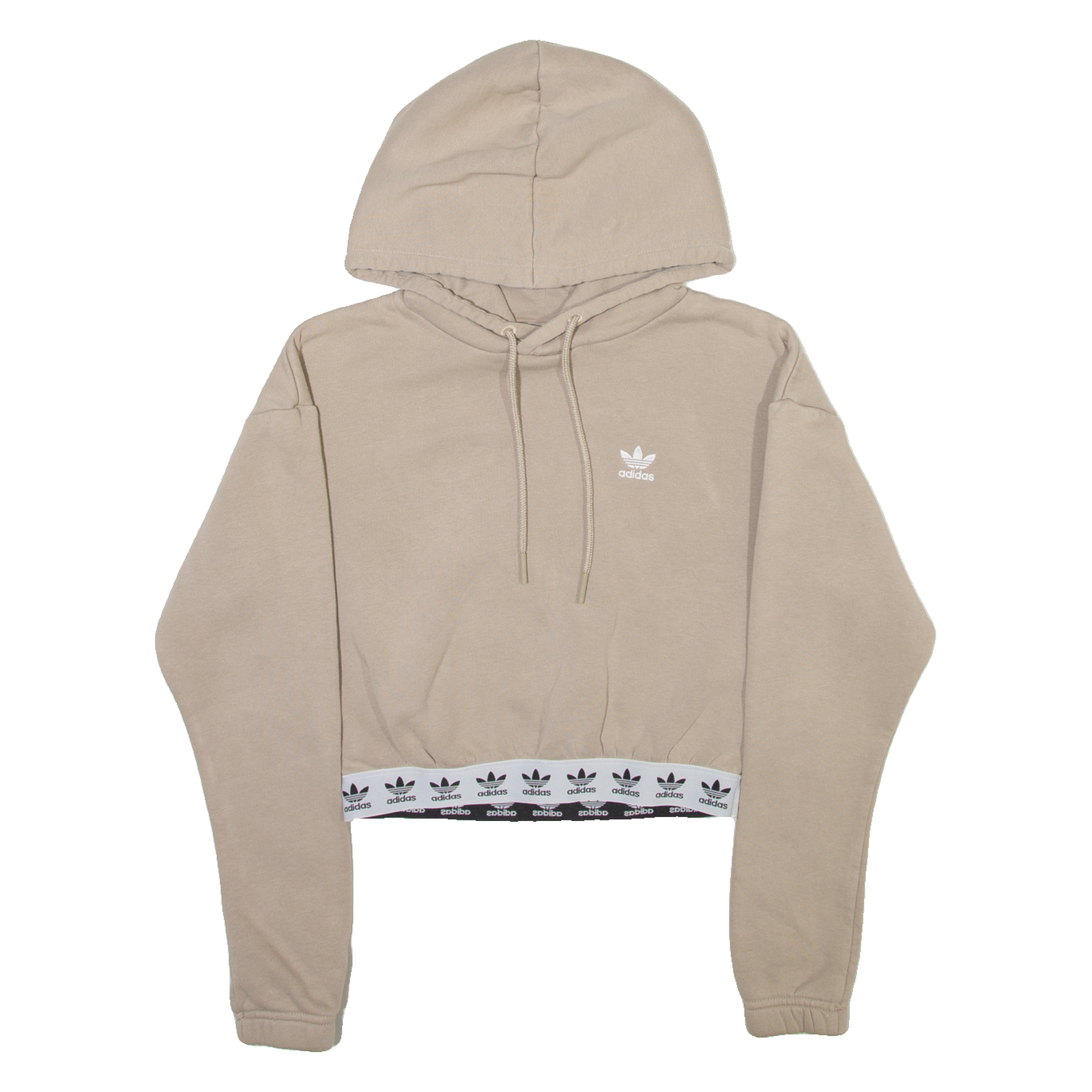 ADIDAS ORIGINALS Womens Brown Hoodie UK 6 Refurbished - N/A refurbished available on Cerqular