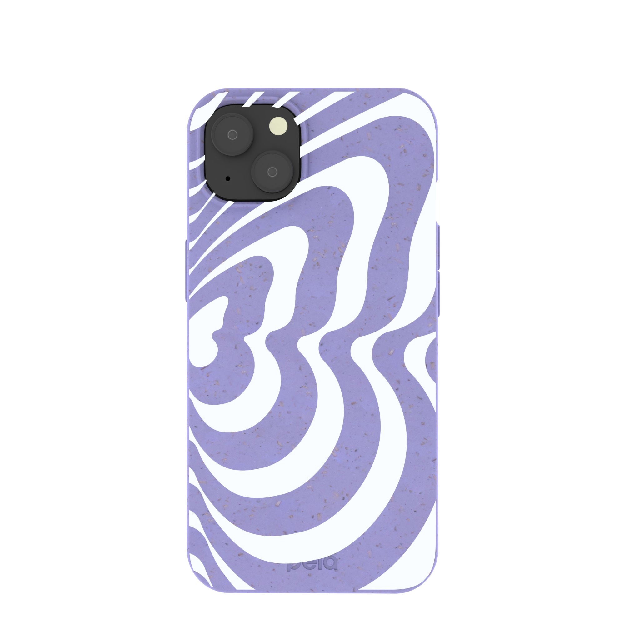 Lavender Flutter Right iPhone 13 Case Refurbished - Pela Case refurbished available on Cerqular
