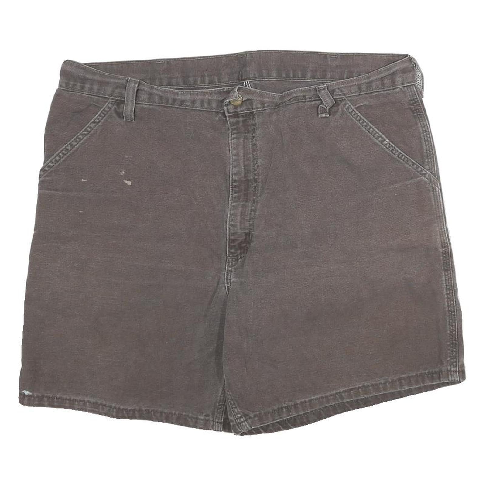 CARHARTT Mens Shorts Brown Casual Classic 2XL W36 Workwear Cotton Blend Refurbished - N/A refurbished available on Cerqular
