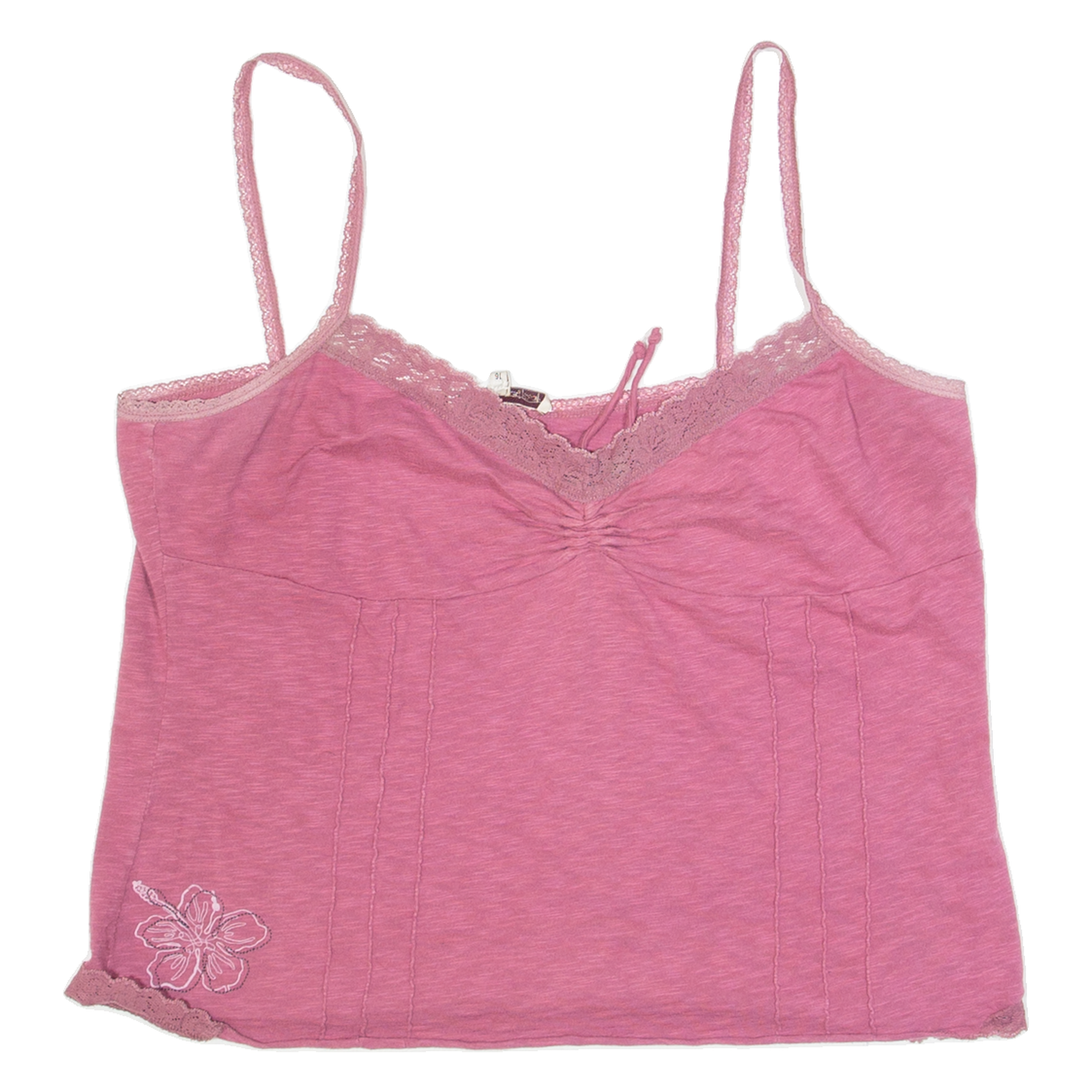 FAT FACE Womens Camisole Top Pink V-Neck Sleeveless UK 16 Refurbished - N/A refurbished available on Cerqular
