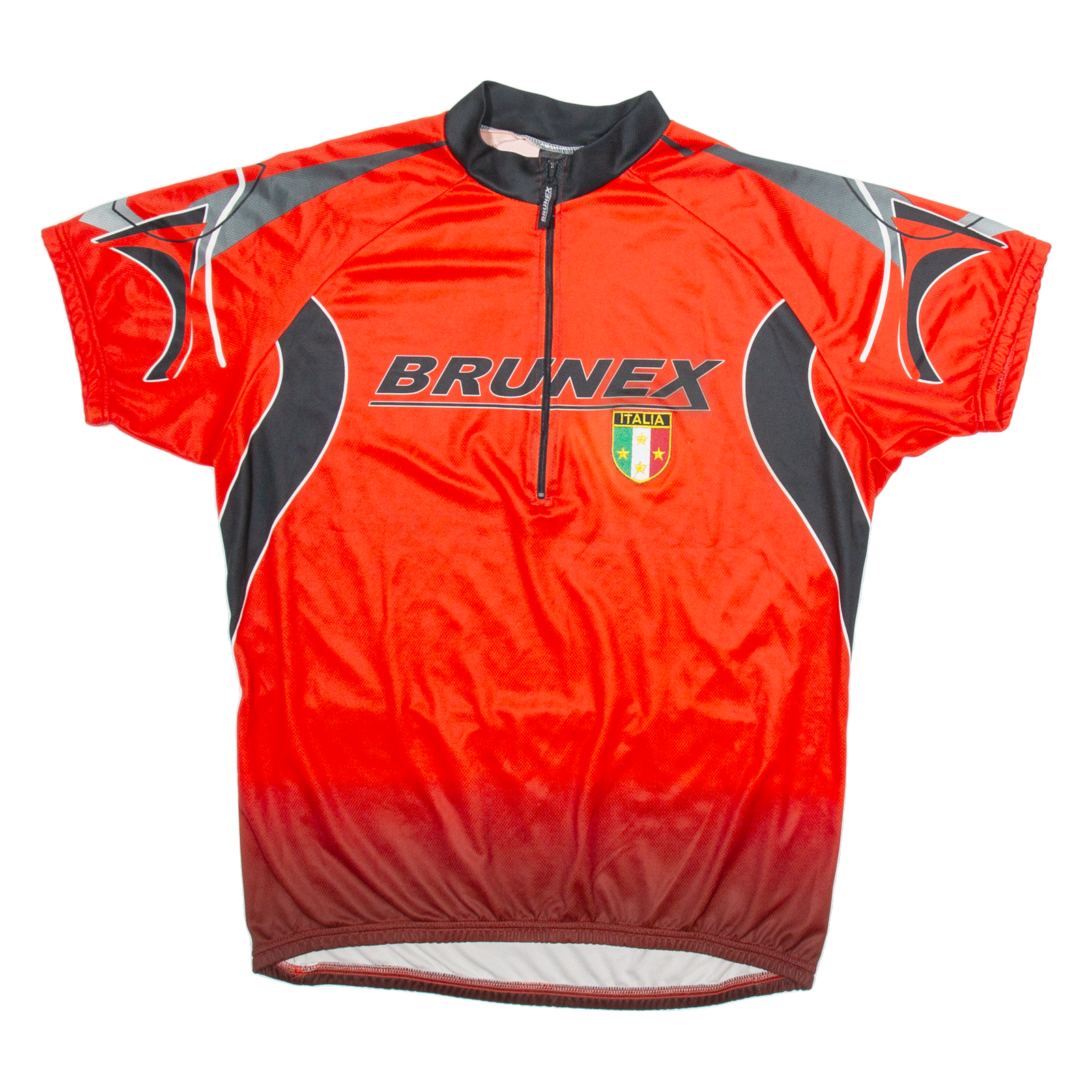 BRUNEX Cycling Italia Mens Jersey Red 1/2 Zip 2XL Refurbished - N/A refurbished available on Cerqular