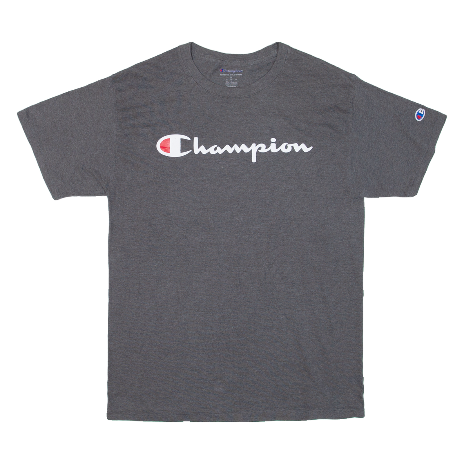 CHAMPION Mens T-Shirt Grey M Refurbished - N/A refurbished available on Cerqular