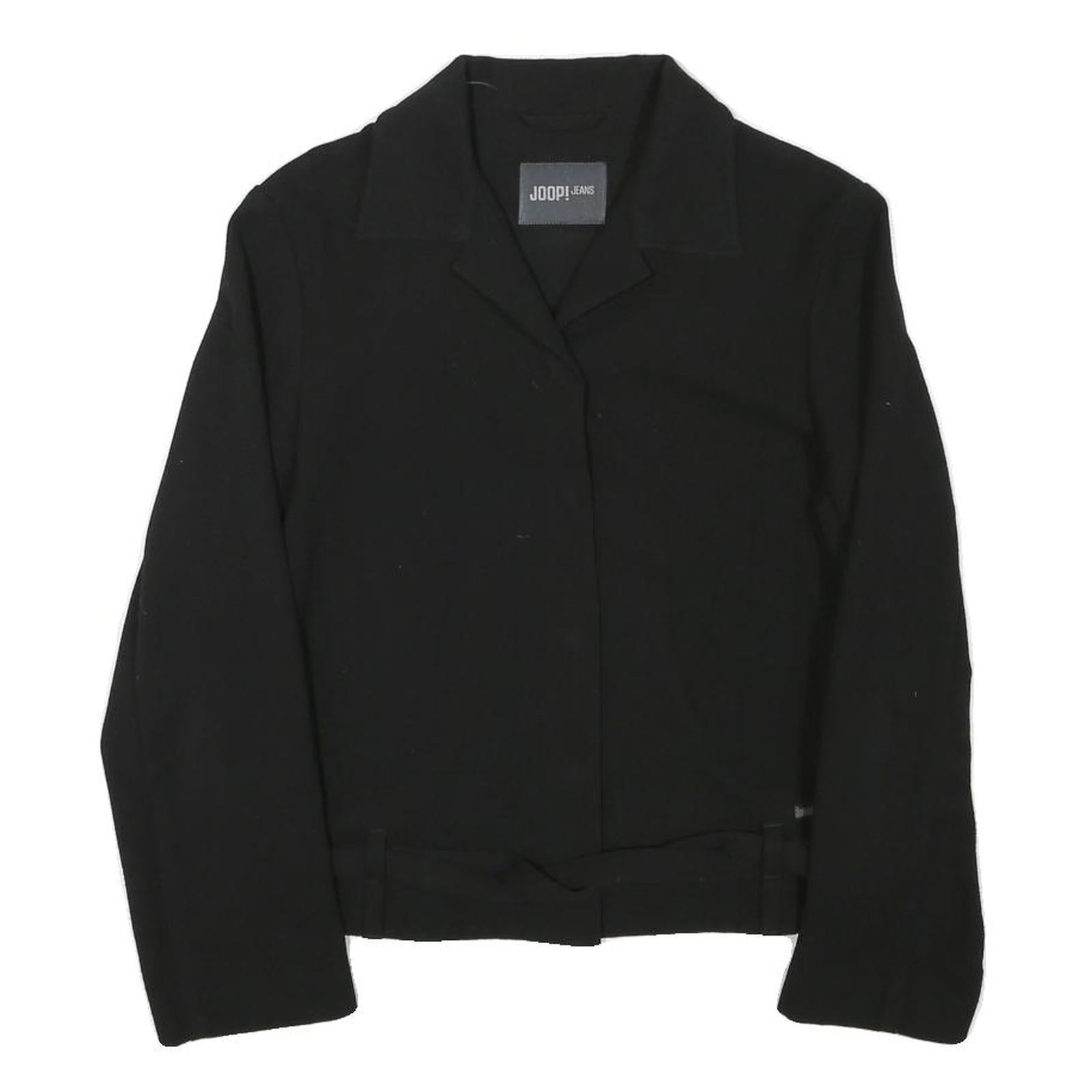 JOOP Womens Black Zip Jacket XS Polyester Blend Plain Stylish Cropped Fit Refurbished - N/A refurbished available on Cerqular