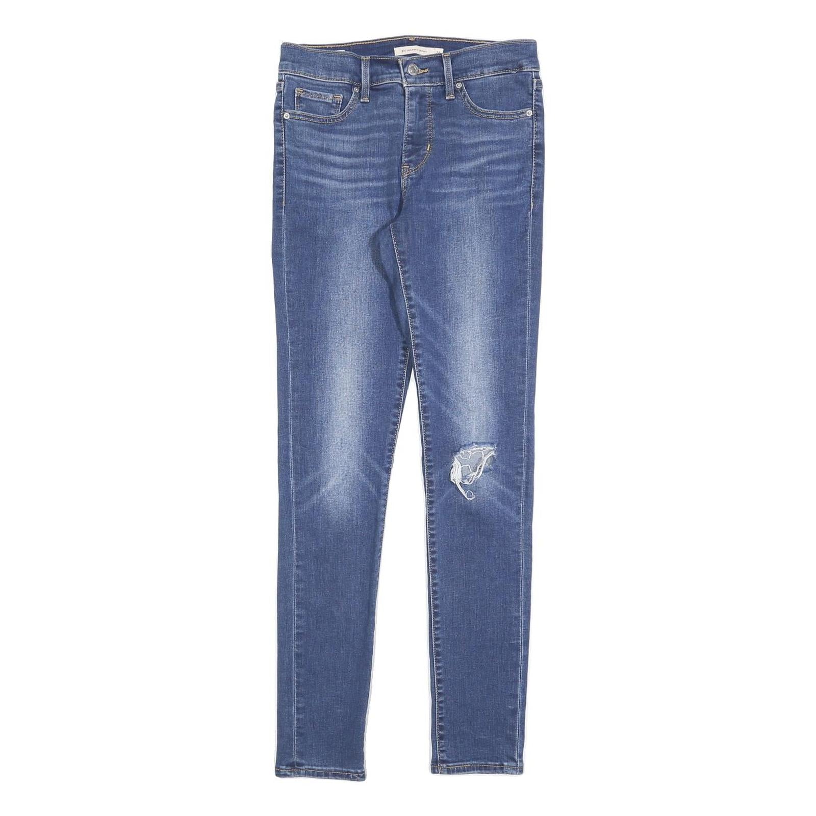 LEVI'S Womens Jeans Blue Slim Skinny Denim Medium W26 L30 Distressed Zip 311 Refurbished - N/A refurbished available on Cerqular