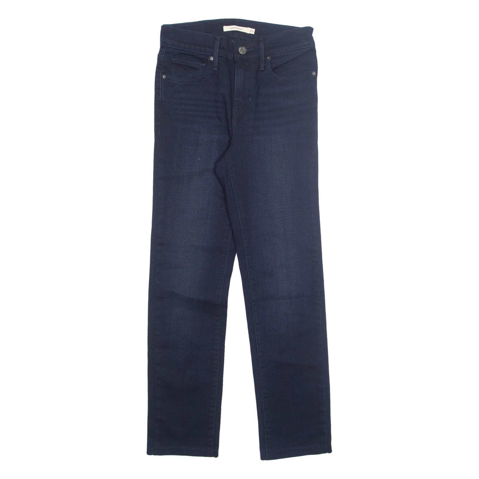 LEVI'S Womens Jeans Blue Slim Tapered W25 L26 Refurbished - N/A refurbished available on Cerqular