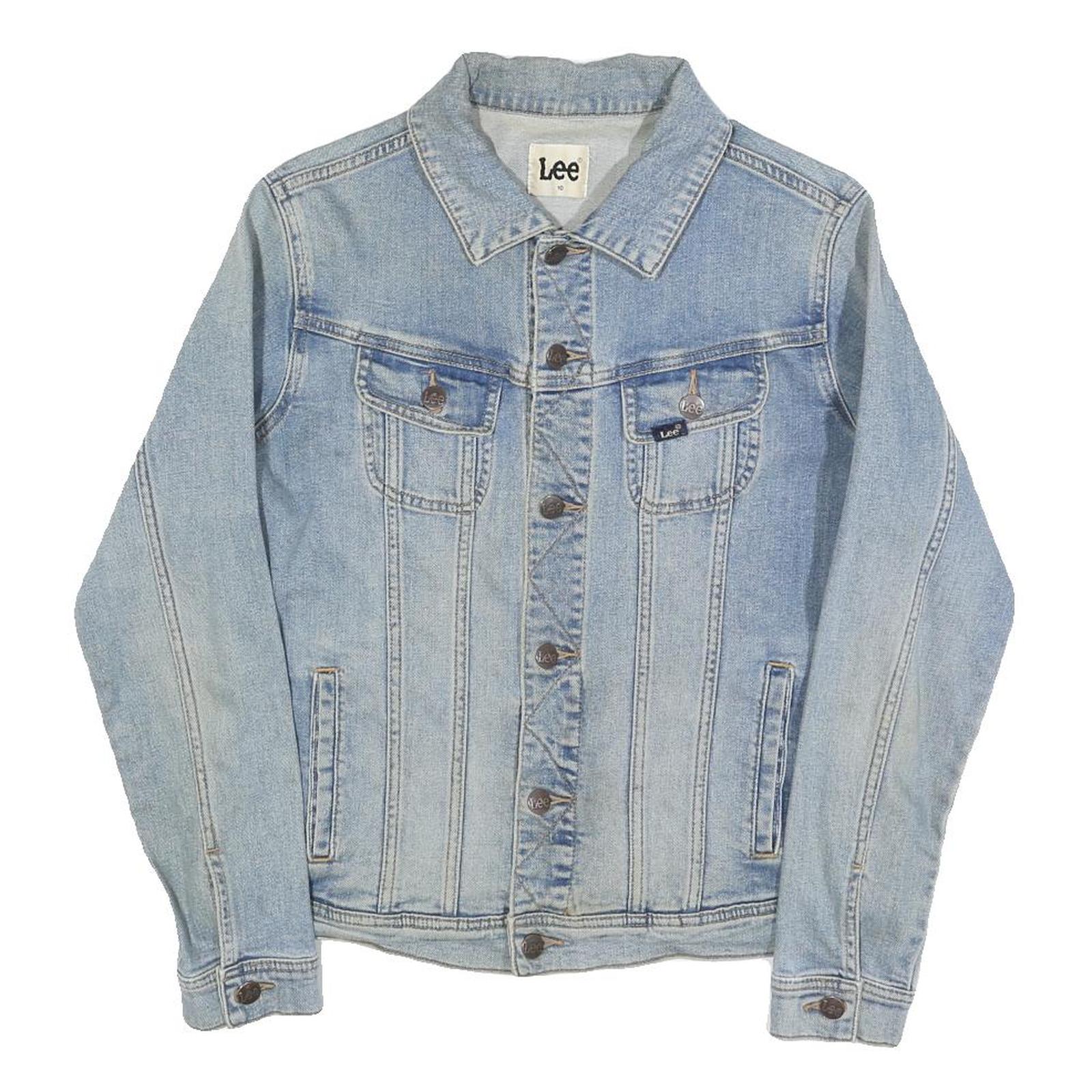 Buy LEE Womens Blue Denim Jacket S Cotton Blend Button Closure Classic Fit Refurbished - $51.99 LEE Womens Blue Denim Jacket S Cotton Blend Button Closure Classic Fit Refurbished - N/A refurbished available on Cerqular