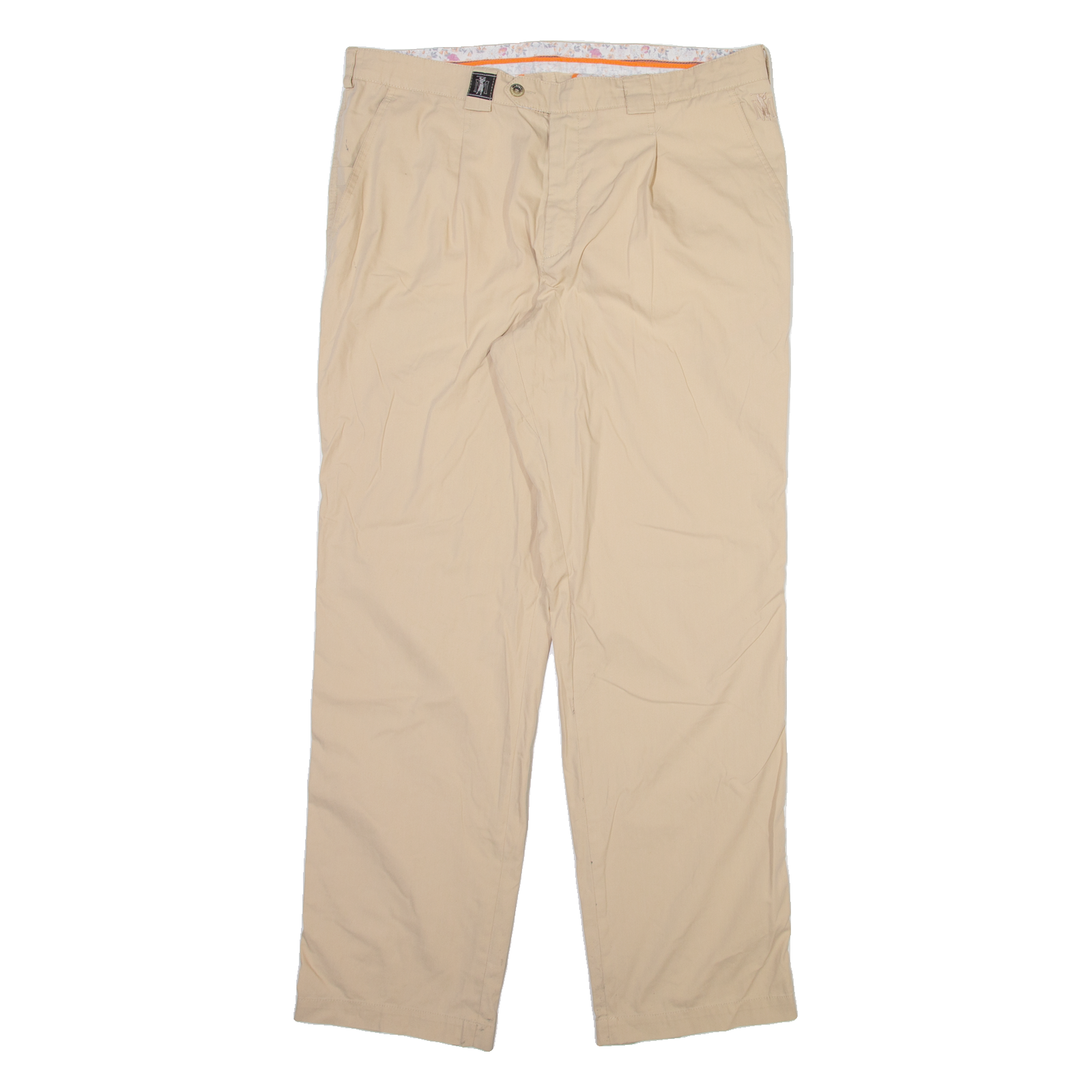 MASTERS Mens Trousers Cream Regular Straight W36 L32 Refurbished - N/A refurbished available on Cerqular