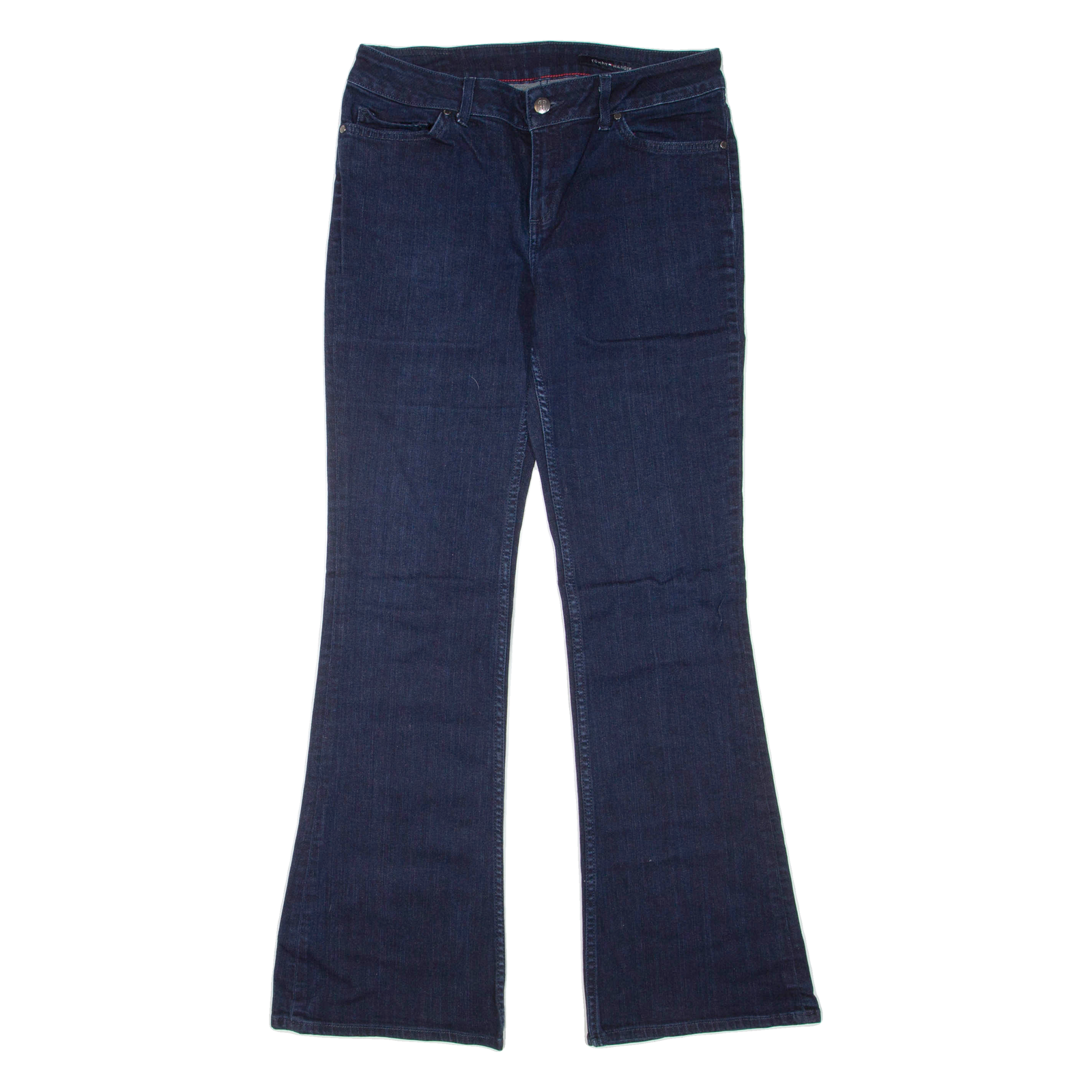 TOMMY HILFIGER Womens Jeans Blue Regular Bootcut W30 L32 Refurbished - N/A refurbished available on Cerqular