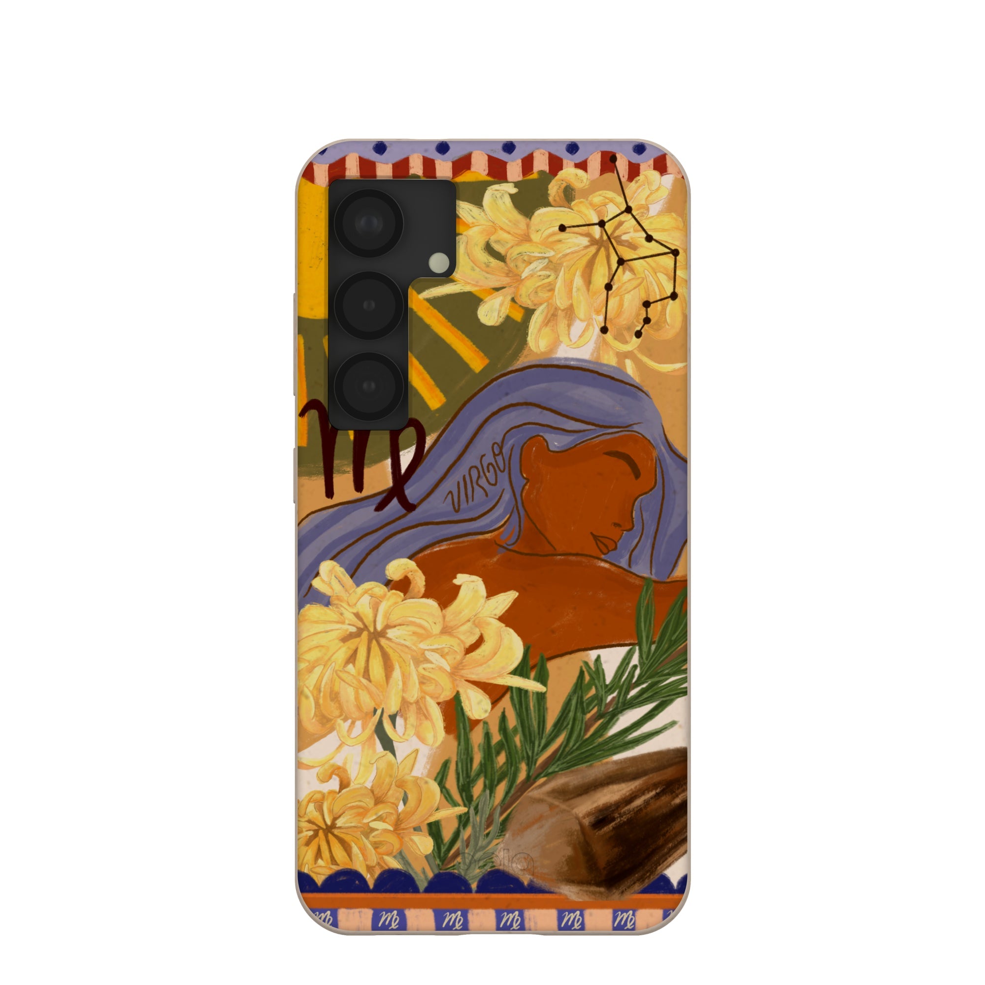 Seashell Virgo Goddess Samsung Galaxy S25 Case Refurbished - Pela Case refurbished available on Cerqular